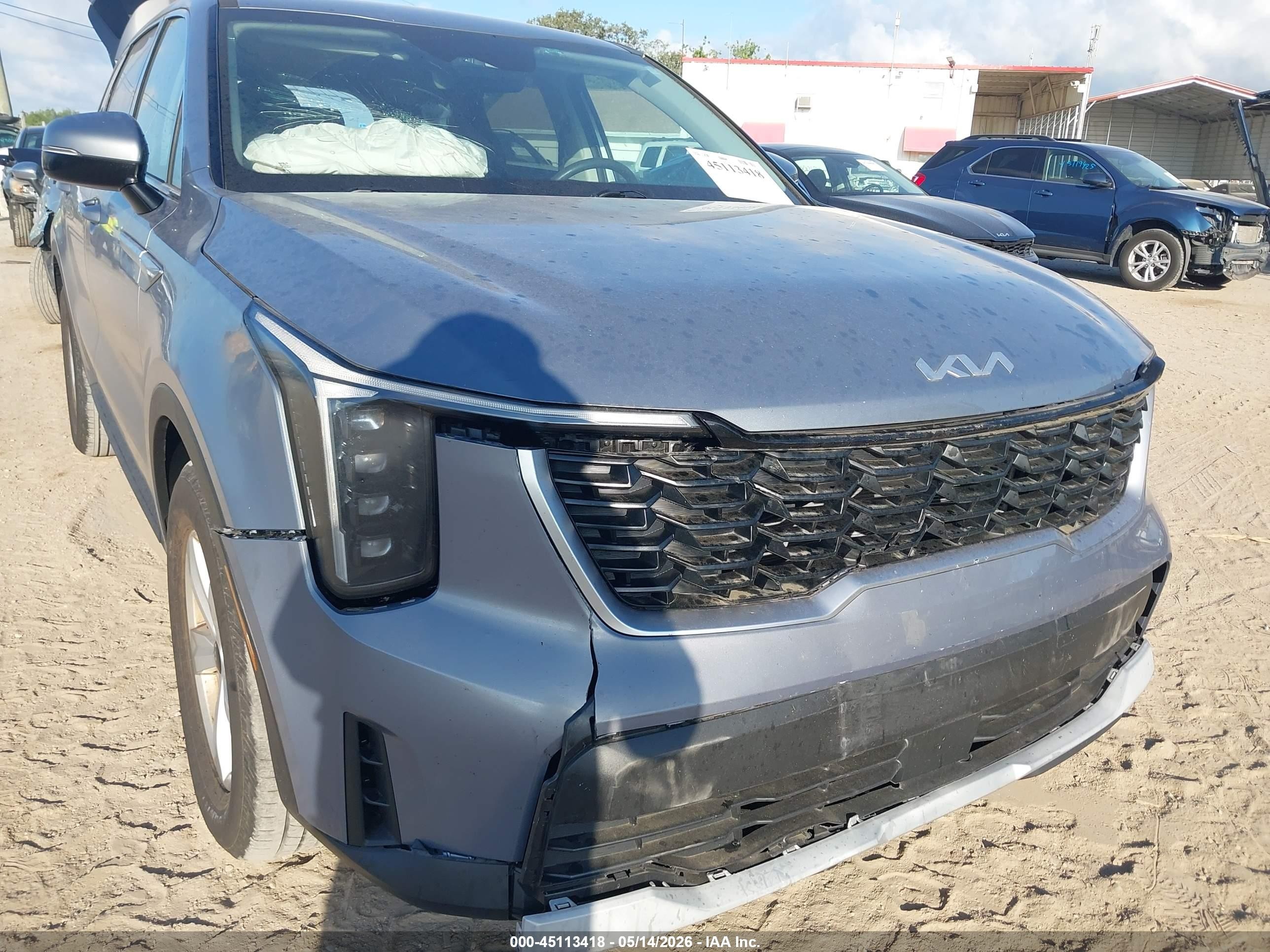 2025 Kia Sorento VIN 5XYRG4JC6SG310864 IAAI salvage auction — Front End, Rebuildable (Florida), sold $11,400 on 2026-07-06 (photo 6)
