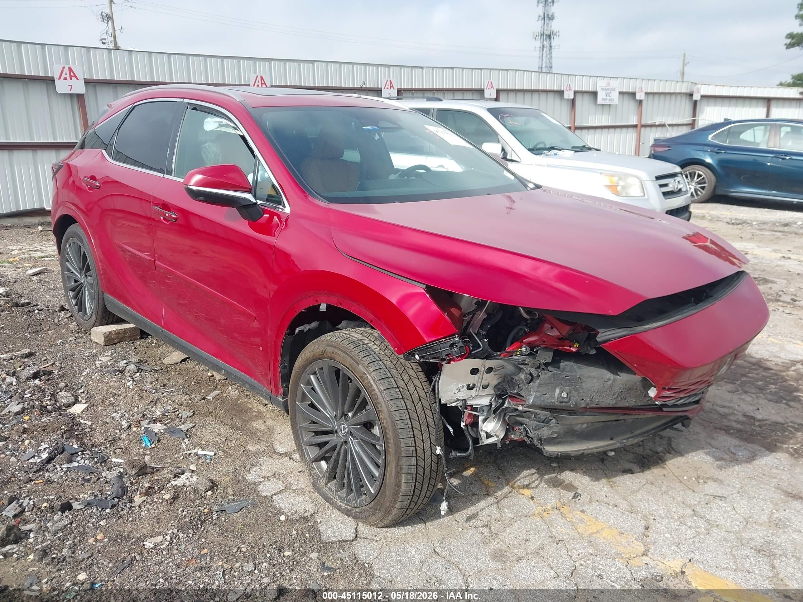 2025 Lexus RX 350 VIN 2T2BAMCA5SC099257 — IAAI salvage auction photo