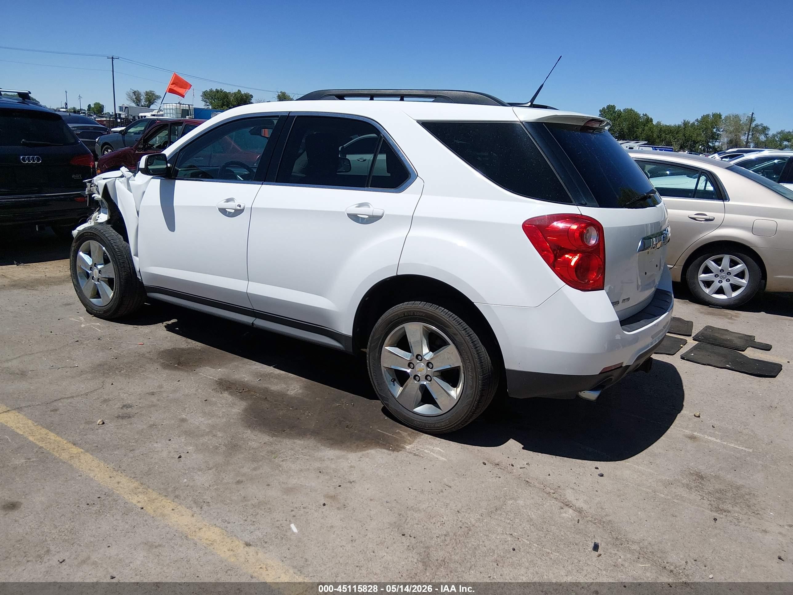 2012 Chevrolet Equinox VIN 2GNFLNE54C6100804 IAAI salvage auction — Front End, Salvage (Utah), sold $550 on 2026-07-09 (photo 3)
