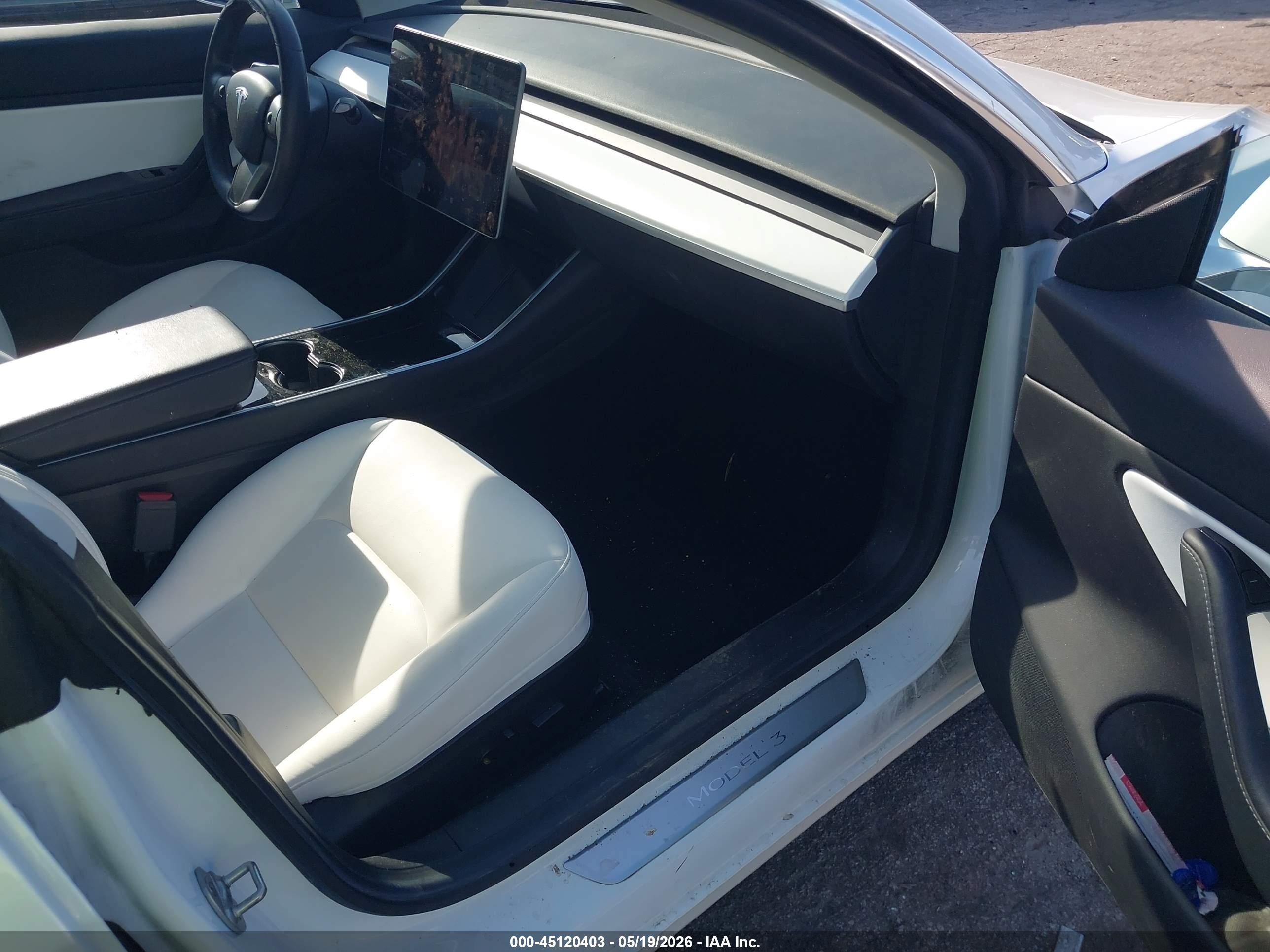 2019 Tesla Model 3 VIN 5YJ3E1EB0KF513008 IAAI salvage auction — Rear End, Salvage (Georgia), sold $6,500 on 2026-07-11 (photo 5)