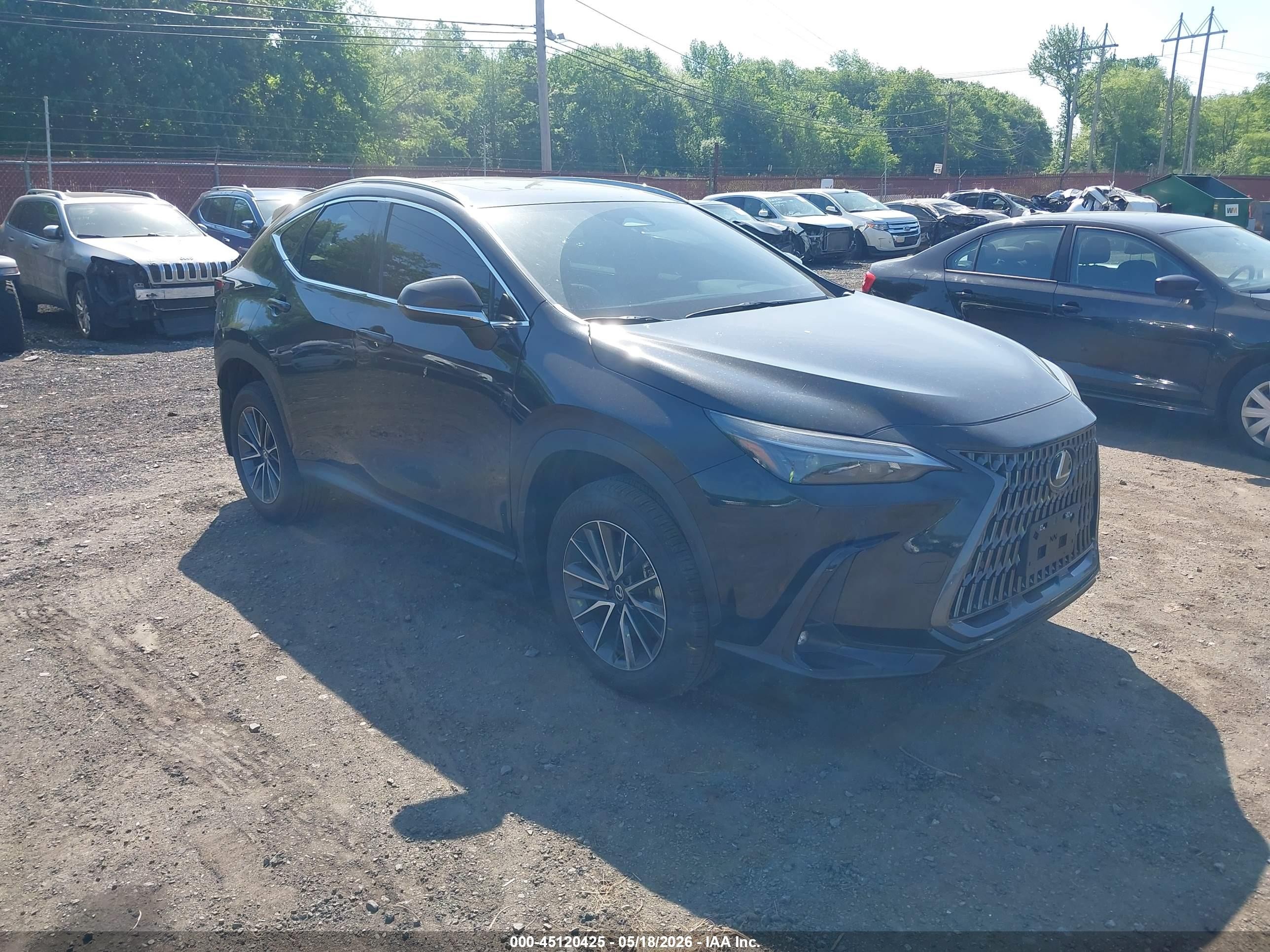 2026 Lexus NX 350 VIN 2T2GGCEZ1TC109057 — IAAI salvage auction photo