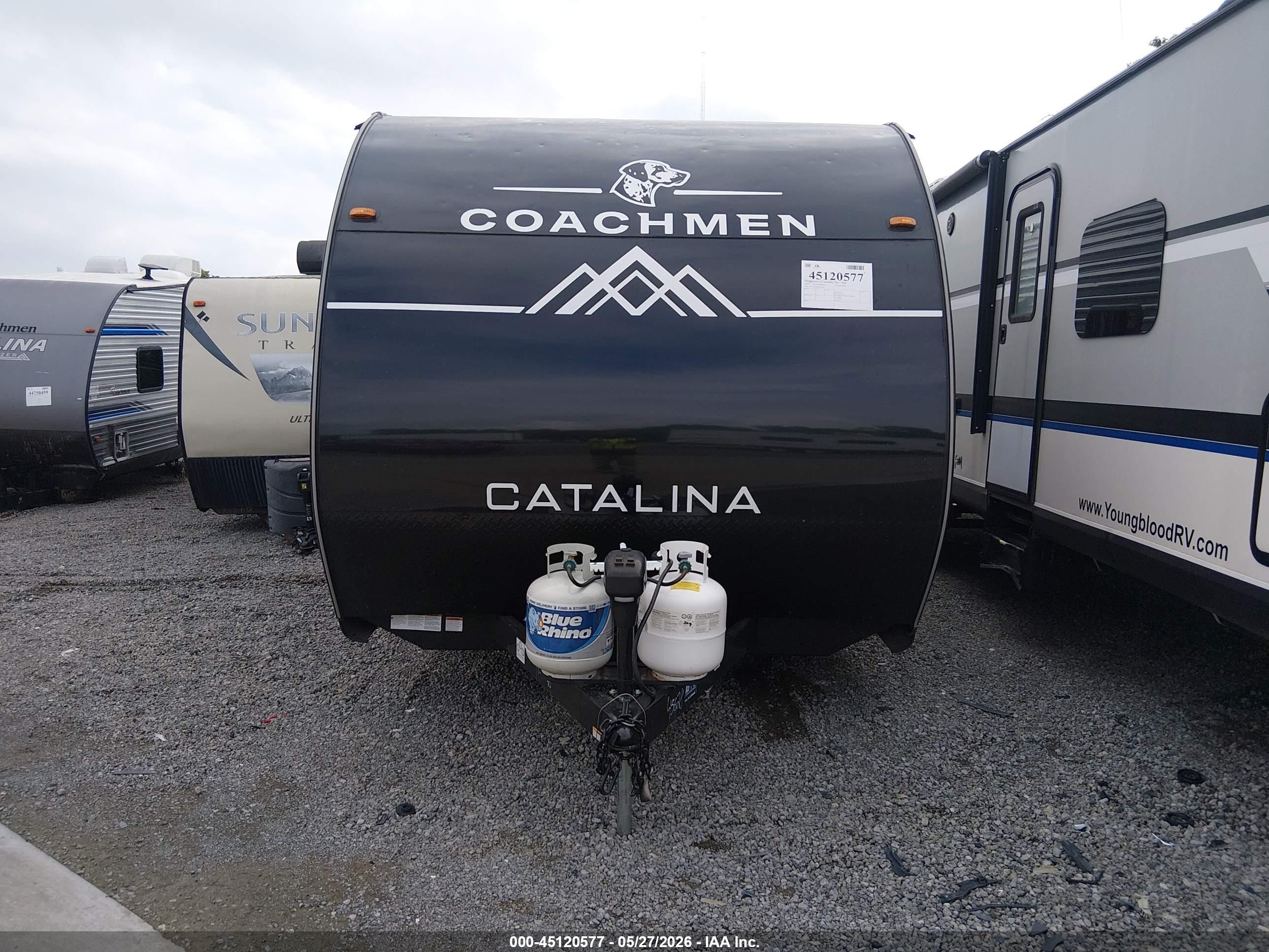 2025 Coachmen Catalina VIN 5ZT2CARBXSU045628 IAAI salvage auction — Hail, Salvage (Illinois), sold $6,100 on 2026-09-09 (photo 6)