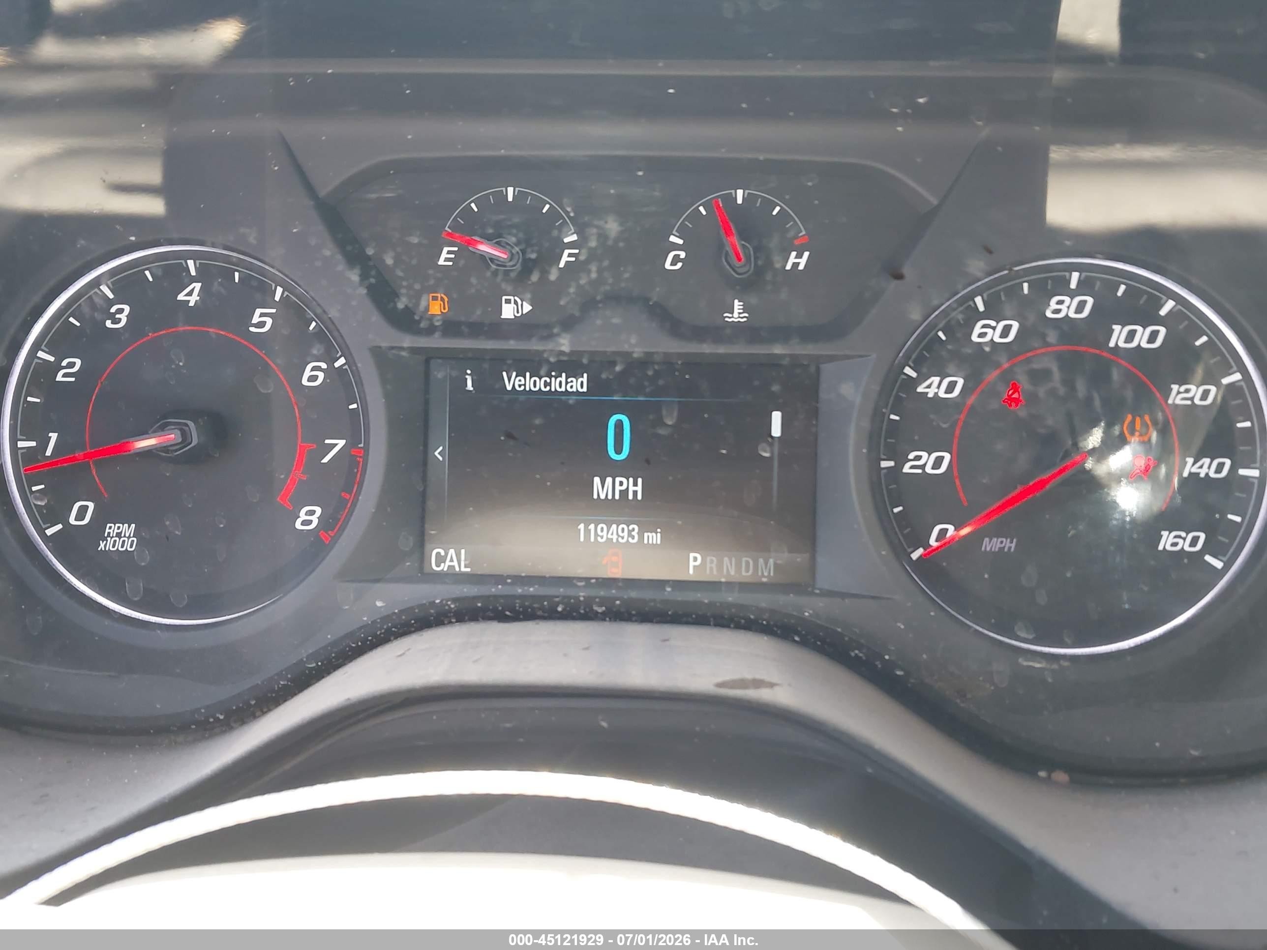 2018 Chevrolet Camaro VIN 1G1FB1RS6J0133306 IAAI salvage auction — Unknown, Salvage (Arizona), sold $2,750 on 2026-07-09 (photo 7)