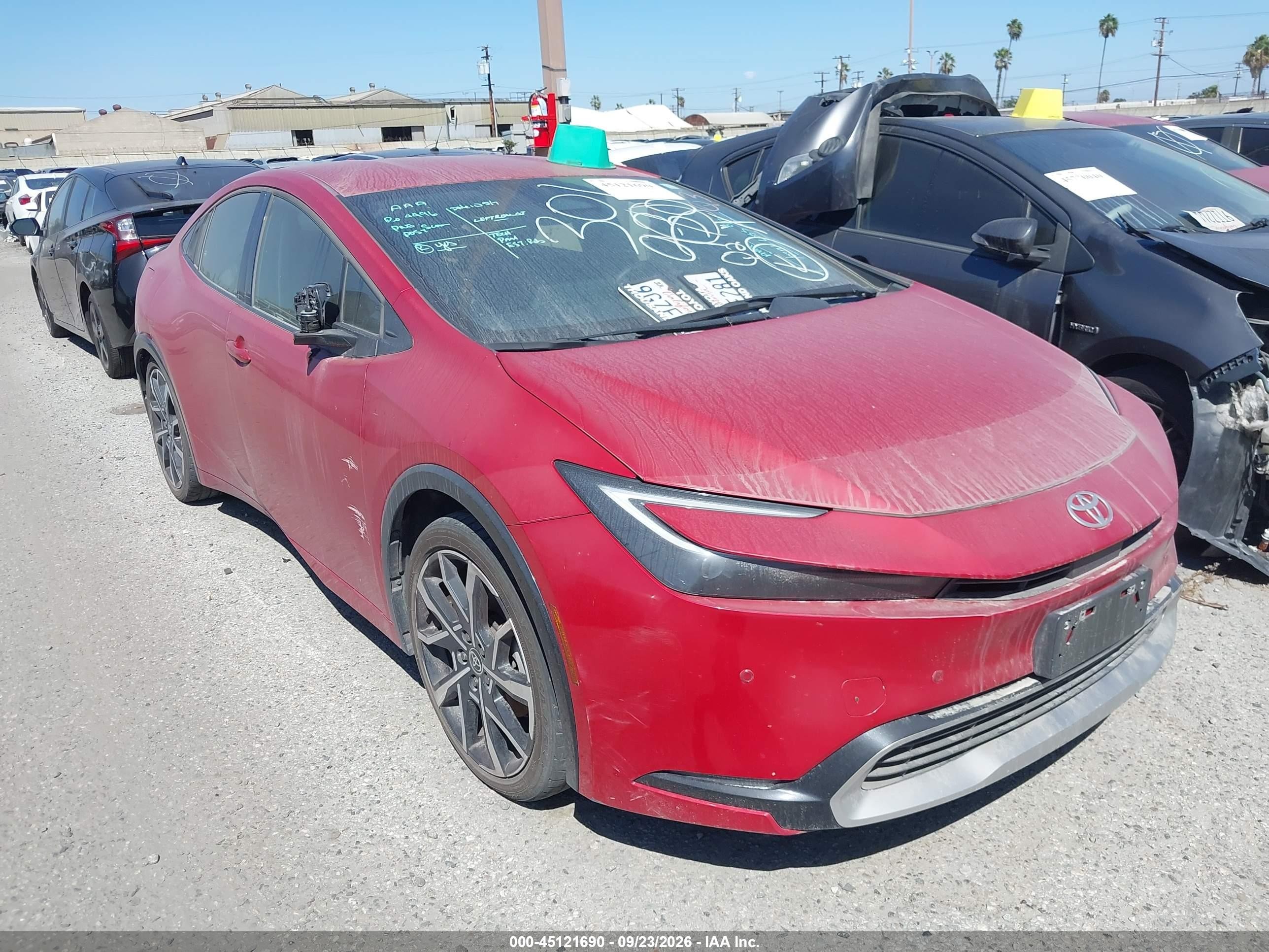 2023 Toyota Prius Prime VIN JTDACACU7P3003907 — IAAI salvage auction photo