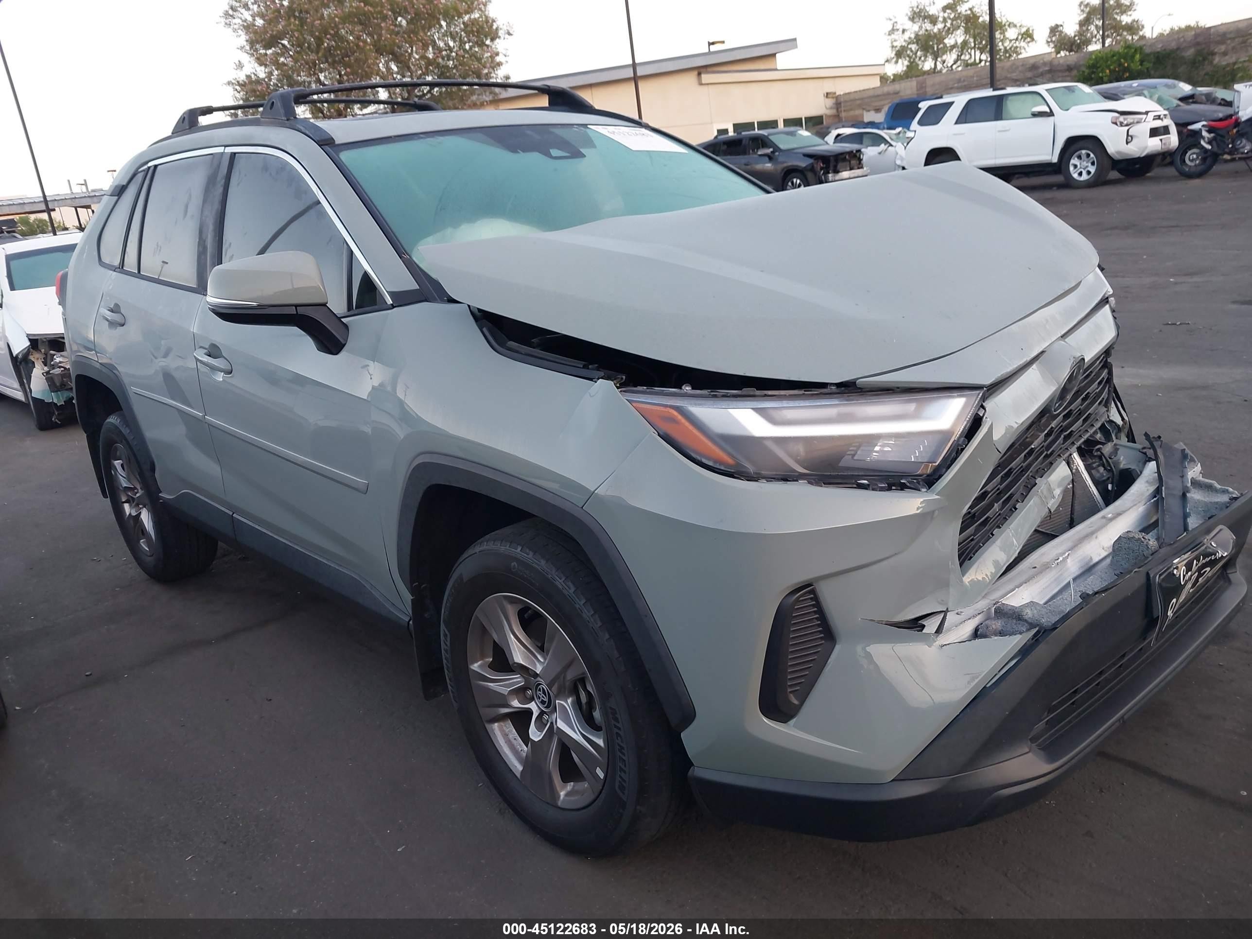 2023 Toyota Rav 4 VIN 2T3W1RFV0PW287635 IAAI salvage auction — Front End, Salvage Certificate (California), sold $8,350 on 2026-07-02 (photo 1)