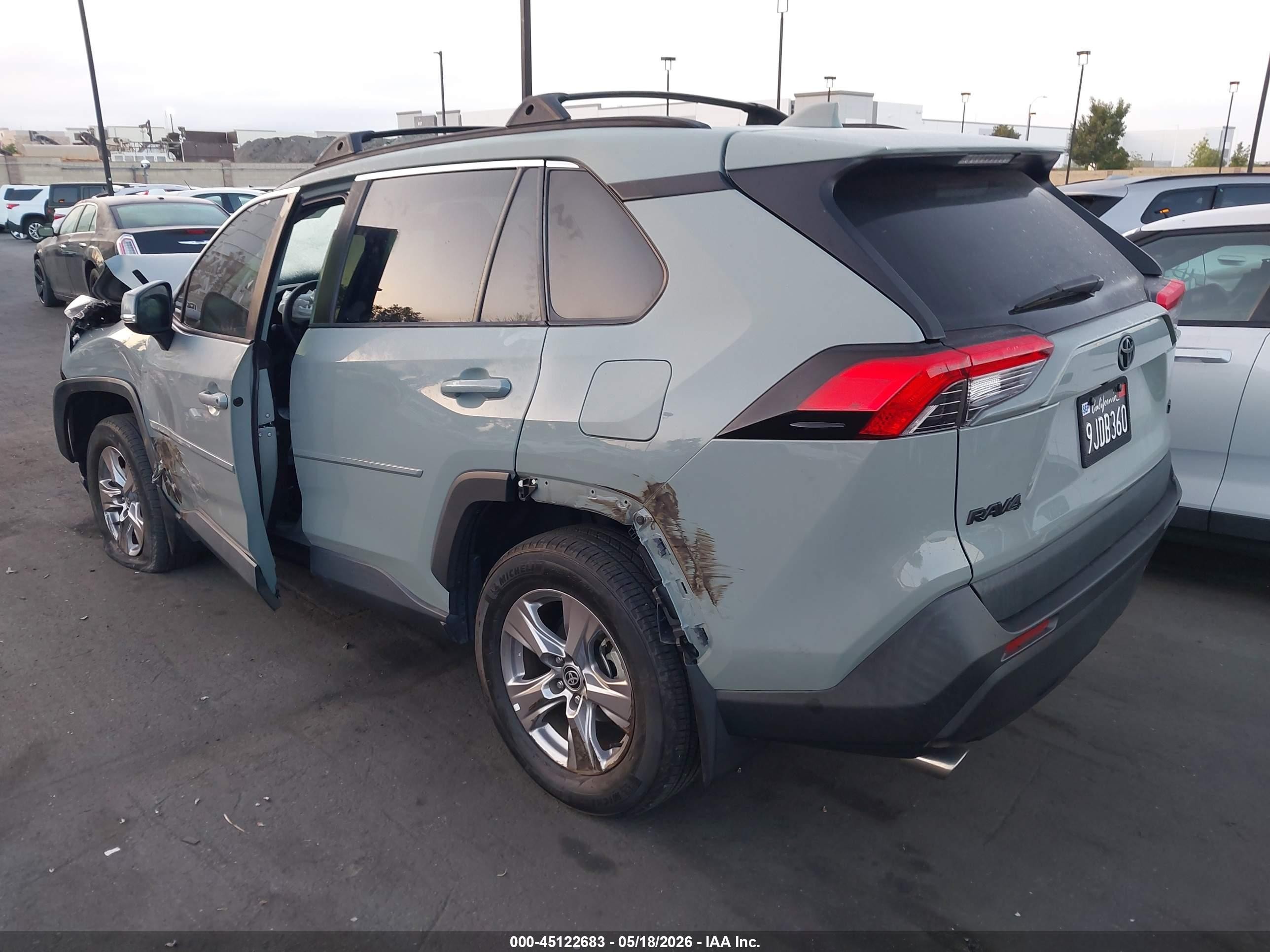 2023 Toyota Rav 4 VIN 2T3W1RFV0PW287635 IAAI salvage auction — Front End, Salvage Certificate (California), sold $8,350 on 2026-07-02 (photo 3)