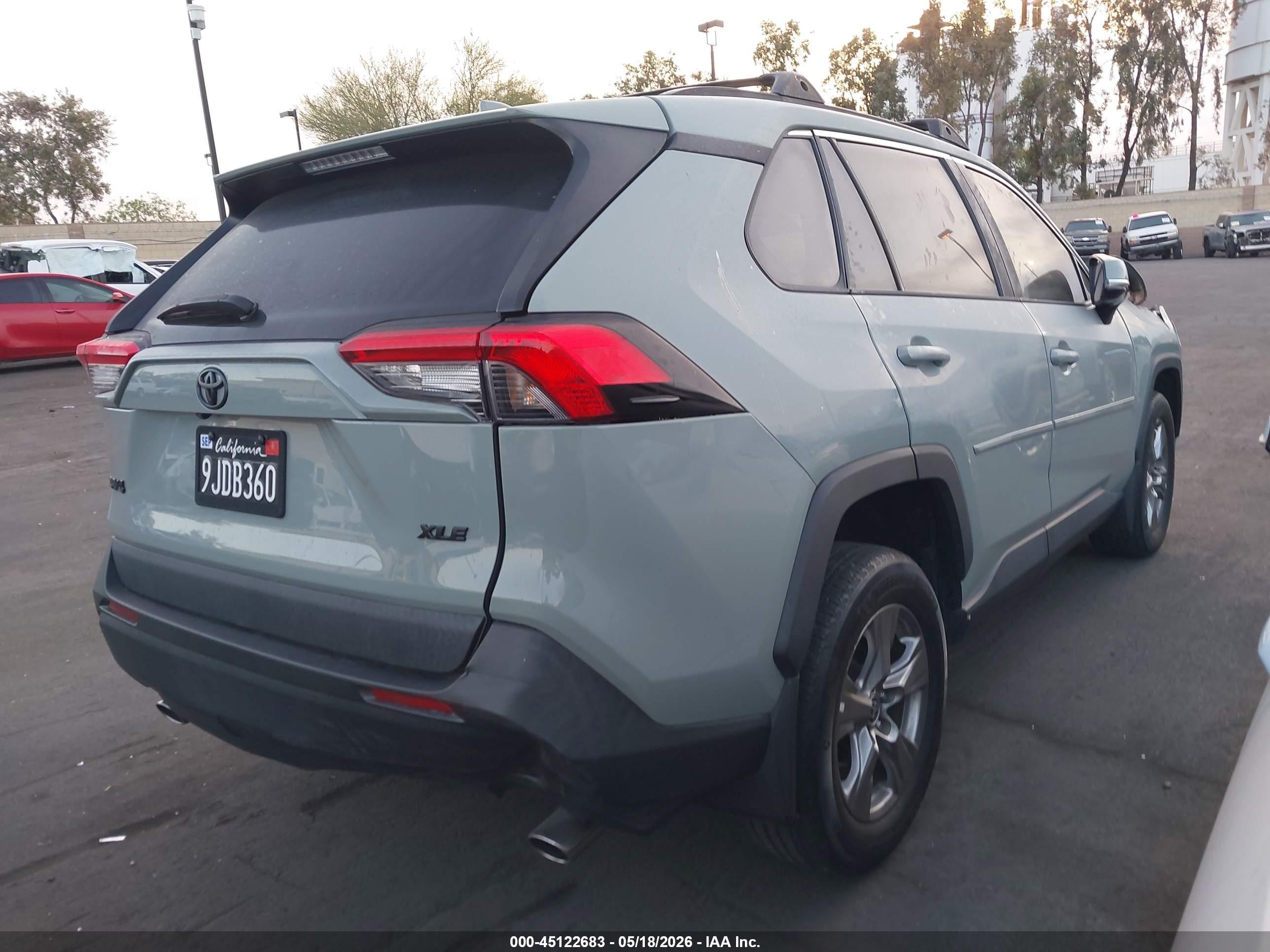2023 Toyota Rav 4 VIN 2T3W1RFV0PW287635 IAAI salvage auction — Front End, Salvage Certificate (California), sold $8,350 on 2026-07-02 (photo 4)