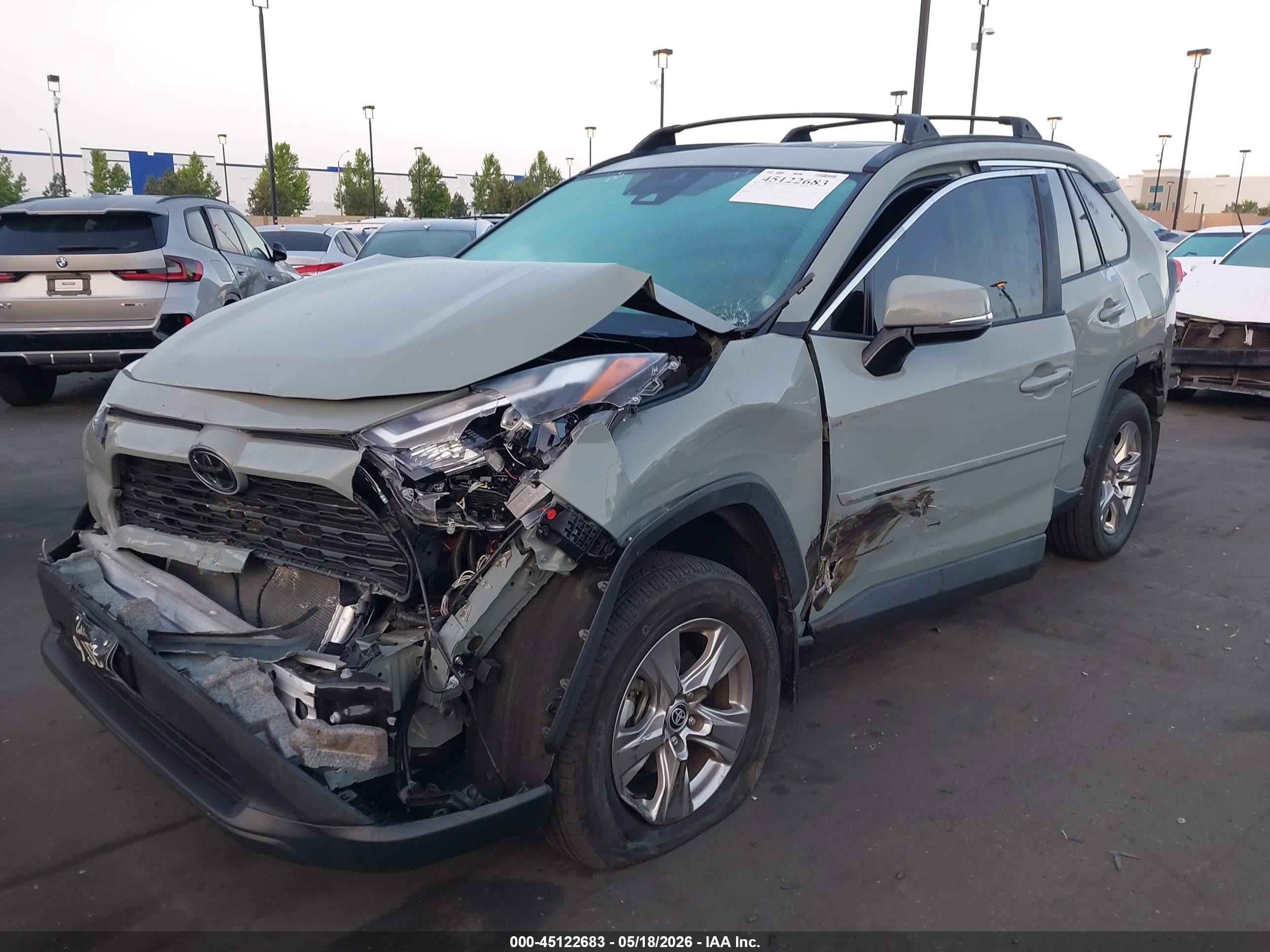 2023 Toyota Rav 4 VIN 2T3W1RFV0PW287635 IAAI salvage auction — Front End, Salvage Certificate (California), sold $8,350 on 2026-07-02 (photo 6)