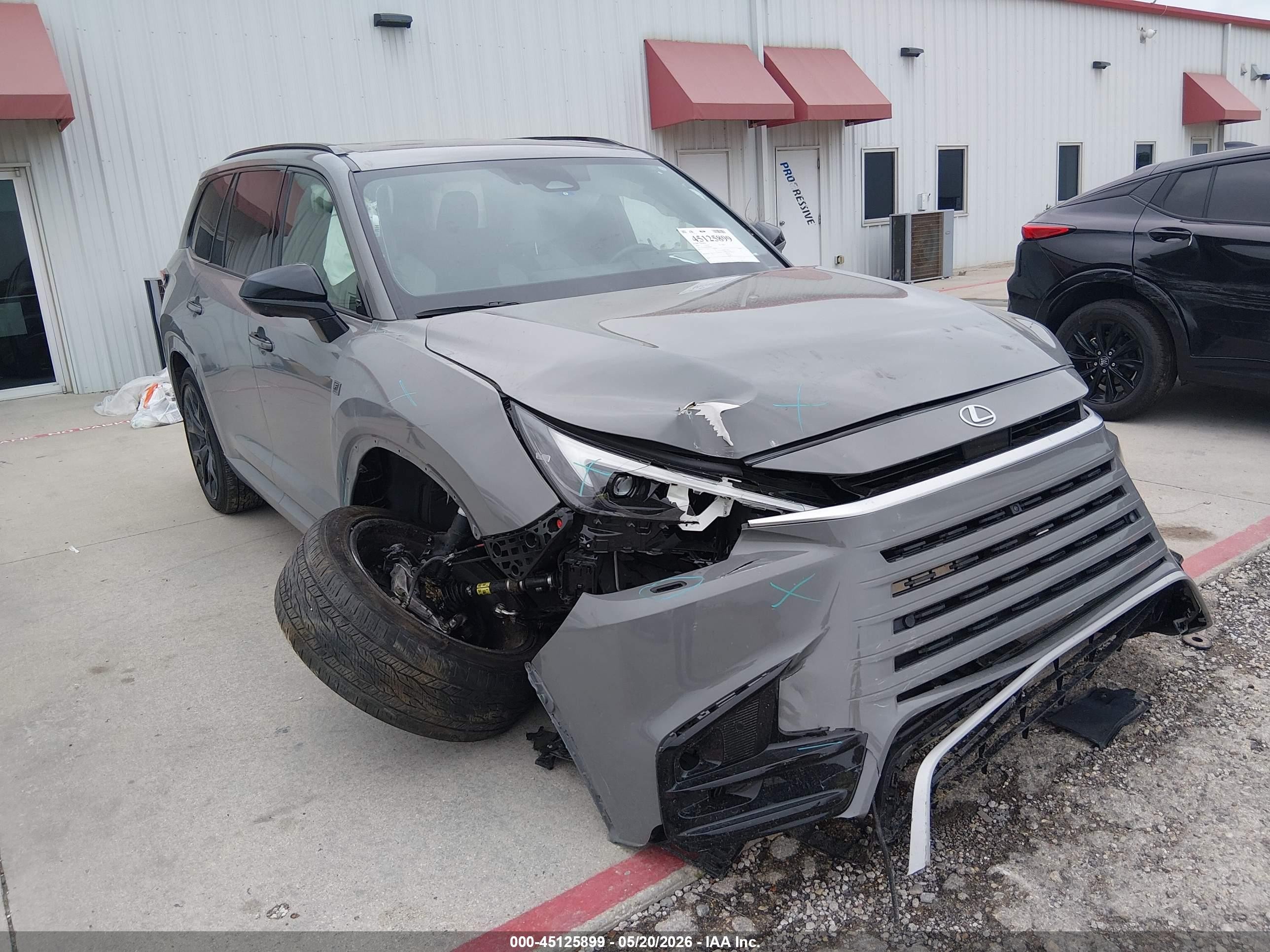 2024 Lexus Tx VIN 5TDABAB65RS006814 IAAI salvage auction — Front End, Salvage (Texas), sold $20,600 on 2026-07-10 (photo 1)