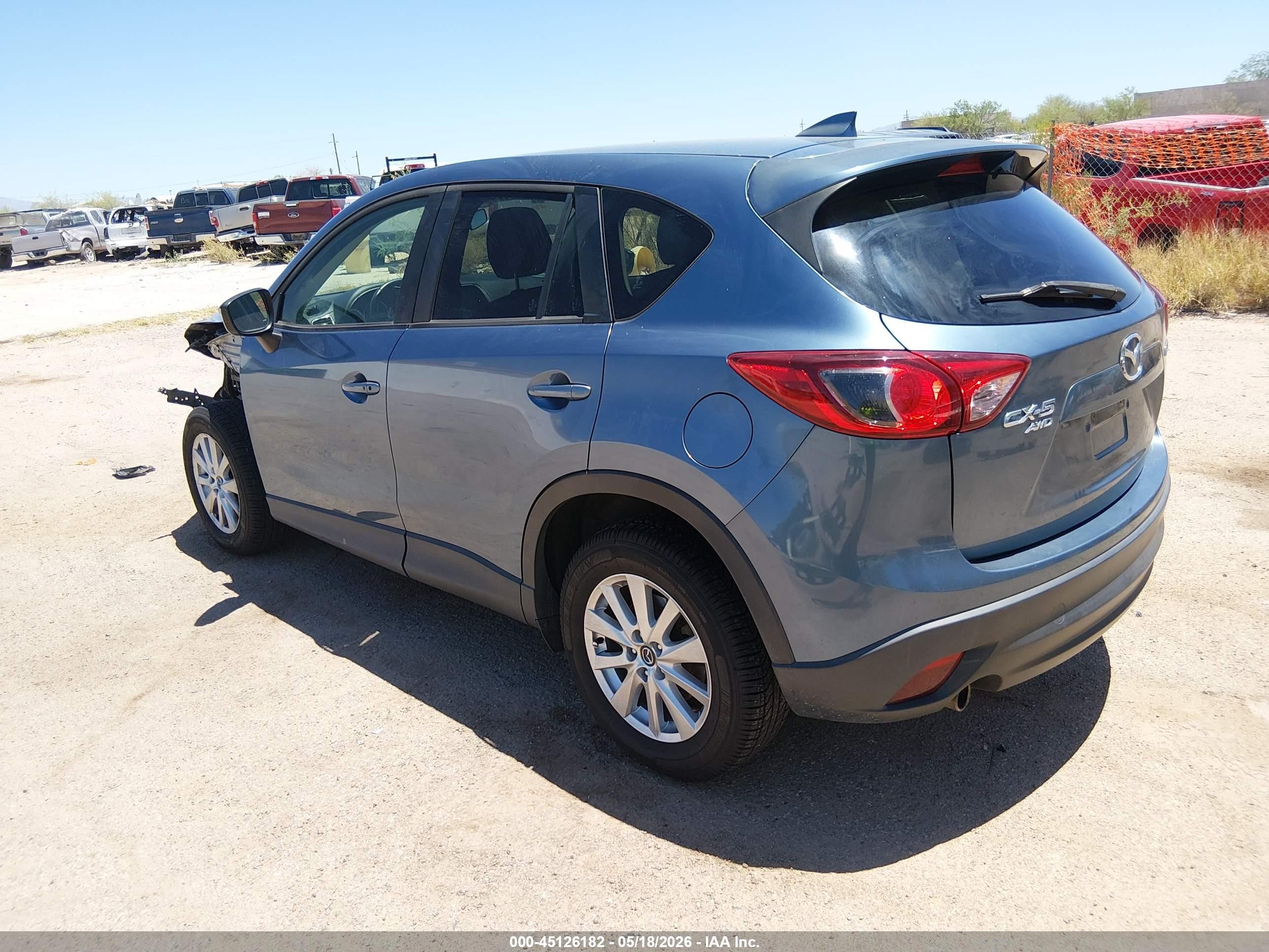 2016 Mazda CX-5 VIN JM3KE4CY7G0675543 IAAI salvage auction — Front End, Salvage (Arizona), sold $3,400 on 2026-07-02 (photo 3)