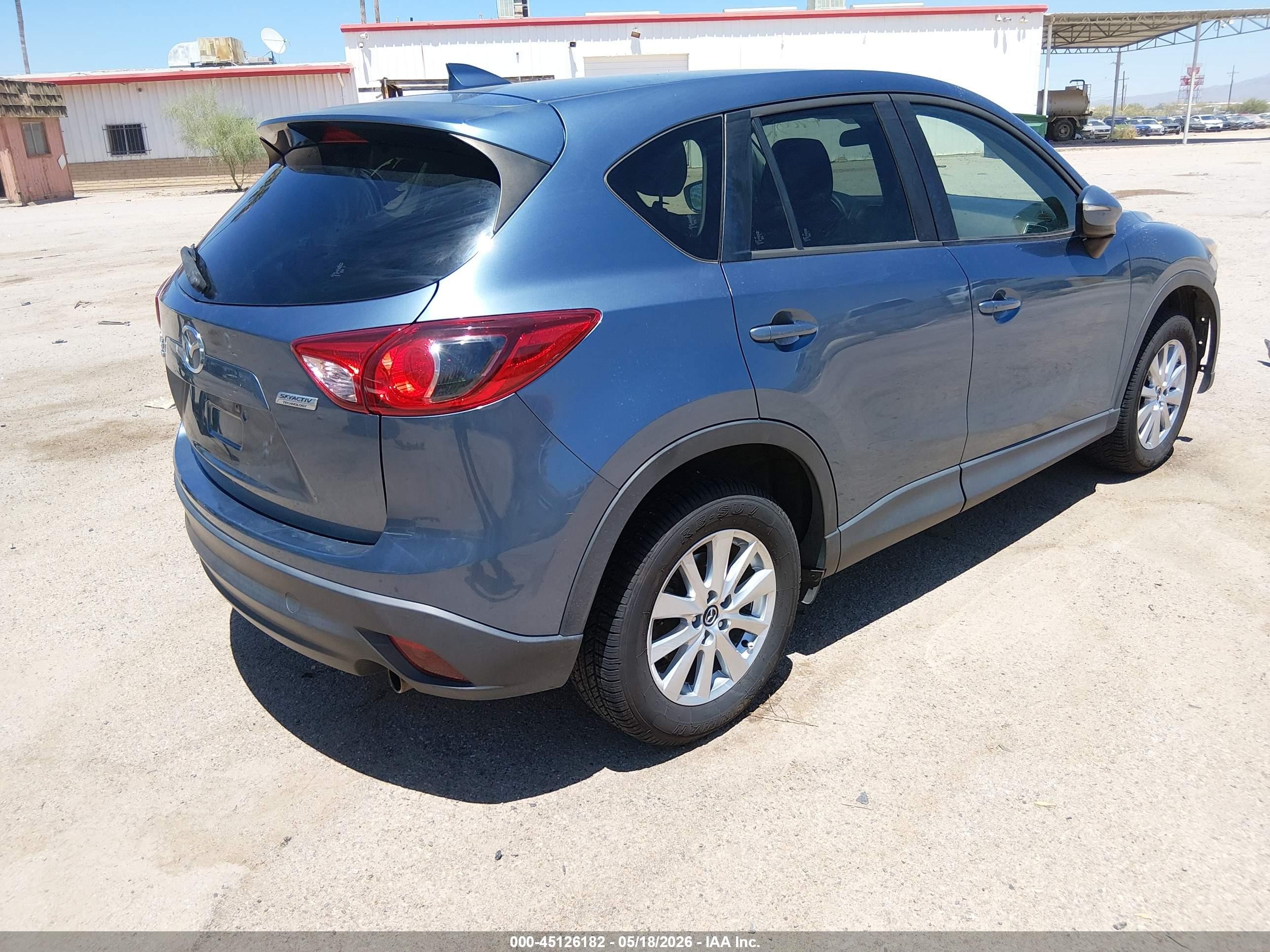 2016 Mazda CX-5 VIN JM3KE4CY7G0675543 IAAI salvage auction — Front End, Salvage (Arizona), sold $3,400 on 2026-07-02 (photo 4)