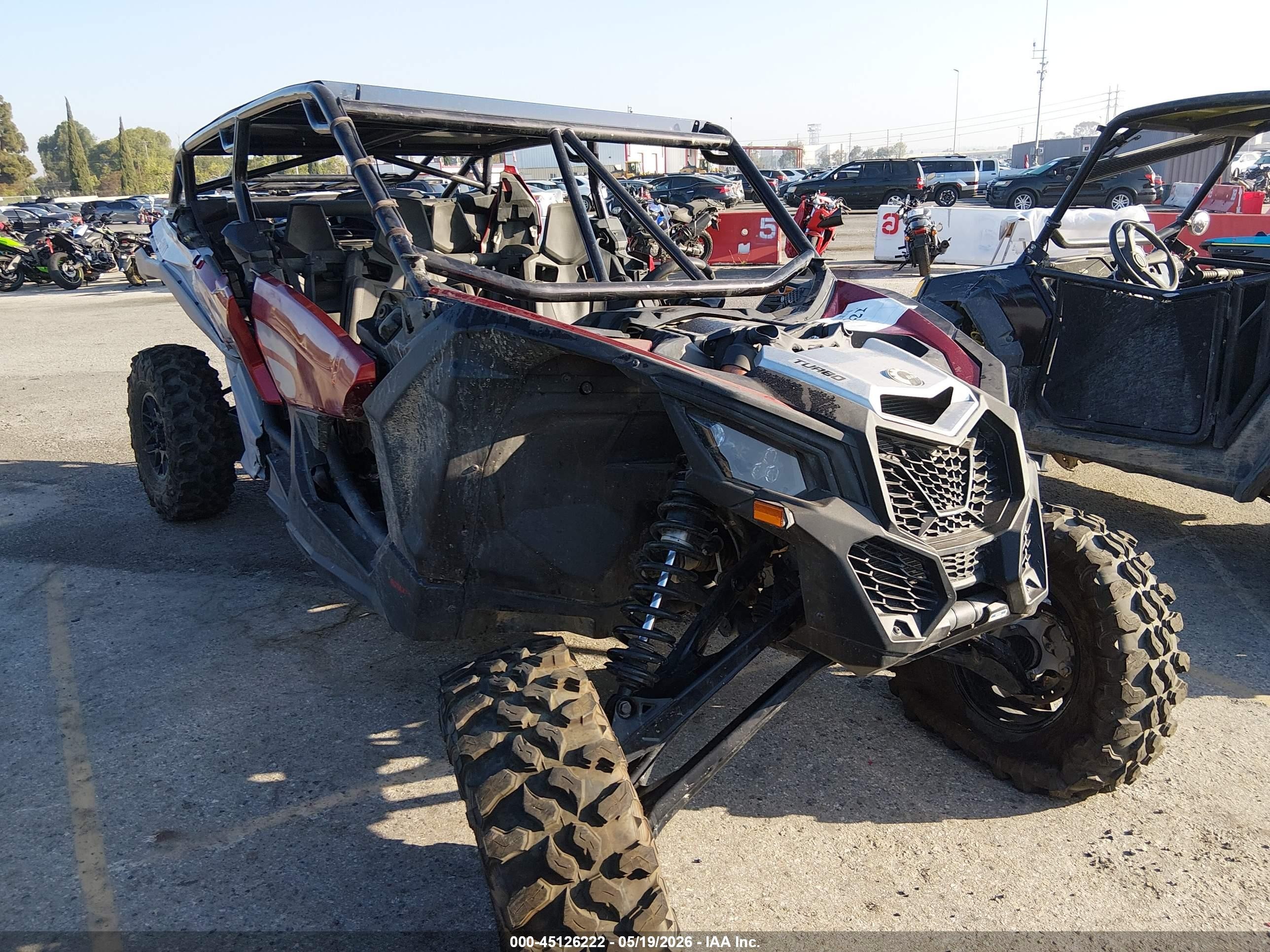2024 Can-am/ brp Maverick VIN 3JBVKAY26RE000362 IAAI salvage auction — All Over, Salvage (California), sold $5,100 on 2026-09-09 (photo 1)