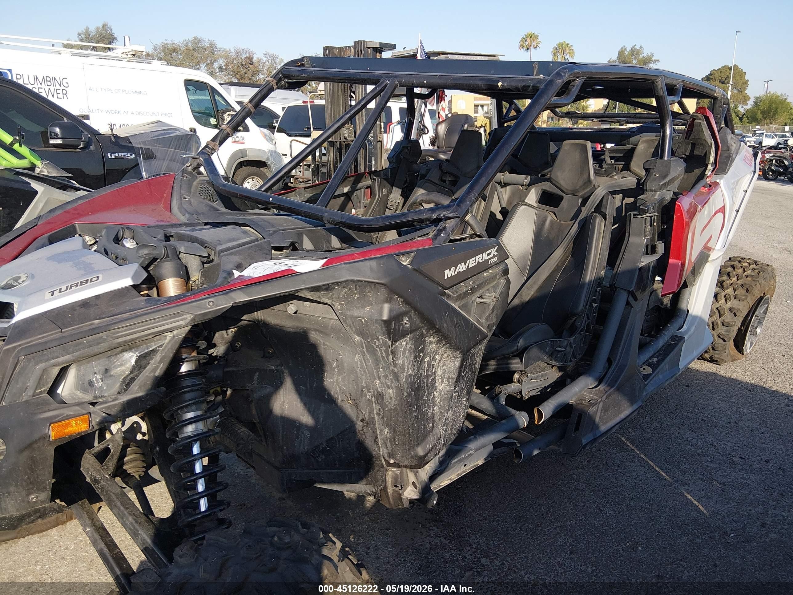 2024 Can-am/ brp Maverick VIN 3JBVKAY26RE000362 IAAI salvage auction — All Over, Salvage (California), sold $5,100 on 2026-09-09 (photo 2)