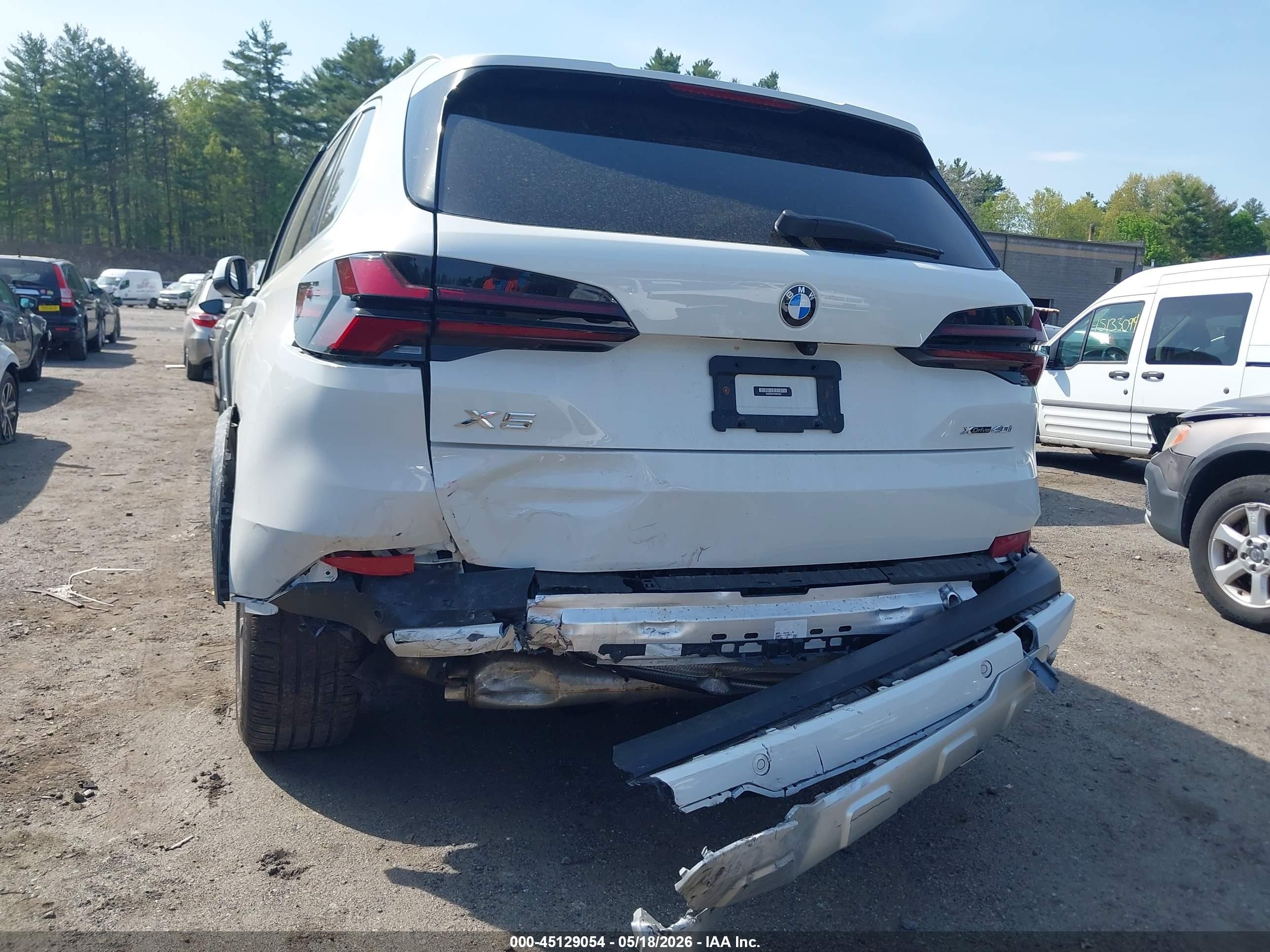 2024 BMW X5 VIN 5UX23EU07R9S62564 IAAI salvage auction — Rear End, Salvage (Massachusetts), sold $32,500 on 2026-07-11 (photo 6)