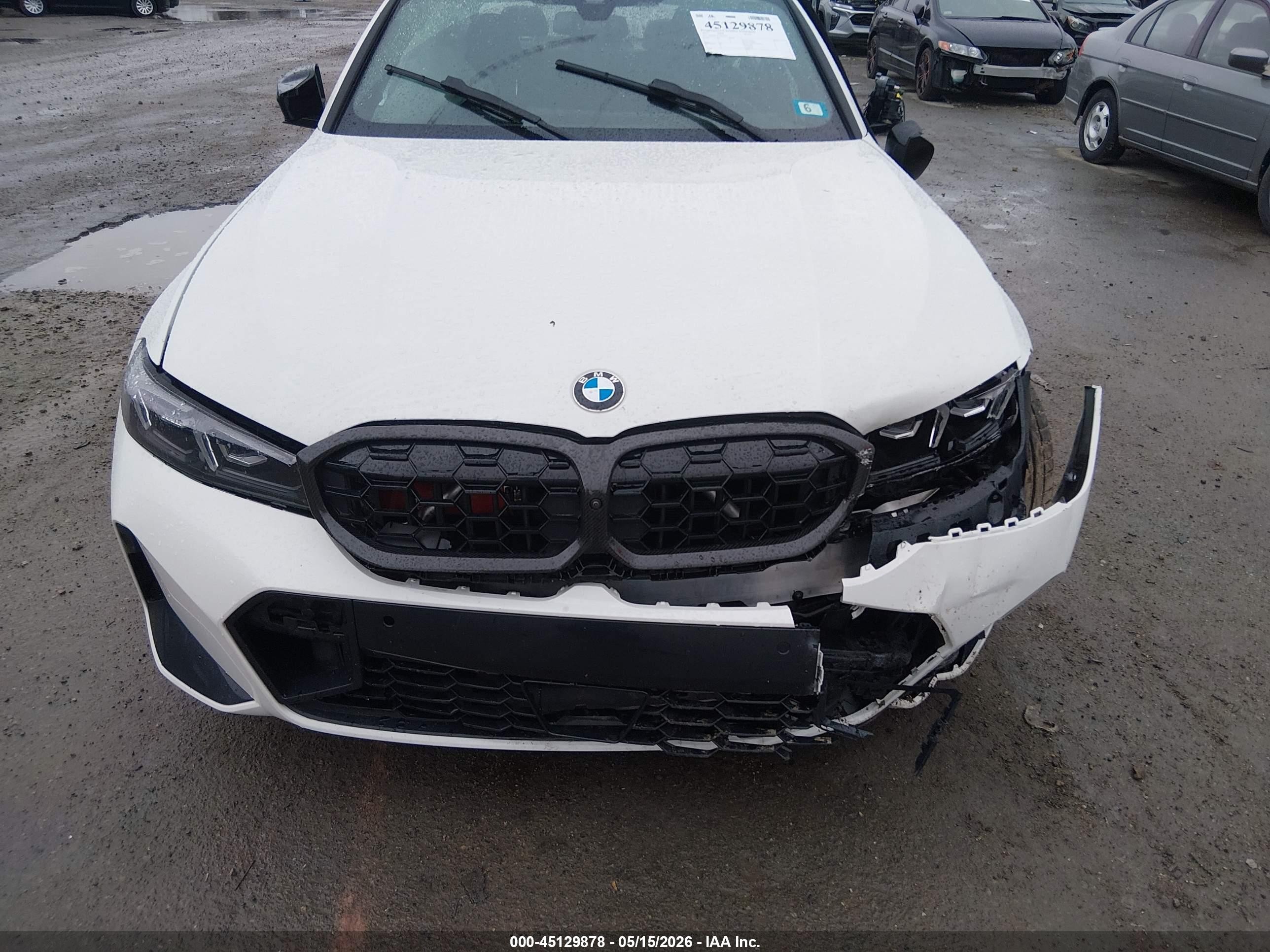 2025 BMW 3er VIN 3MW69FT01S8F50652 IAAI salvage auction — Front End, Salvage (New Hampshire), sold $26,850 on 2026-08-17 (photo 6)