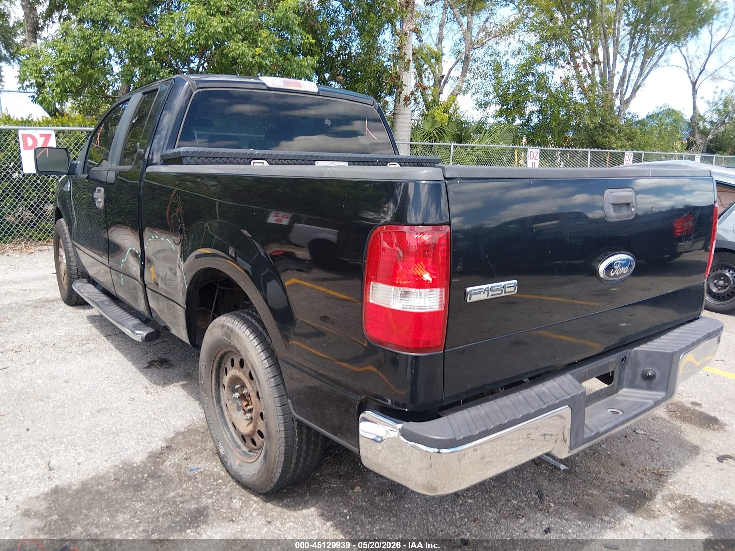 2008 Ford F-150 VIN 1FTRX12W88FC16777 IAAI salvage auction — Unknown, Rebuildable (Florida), sold $1,250 on 2026-07-09 (photo 3)