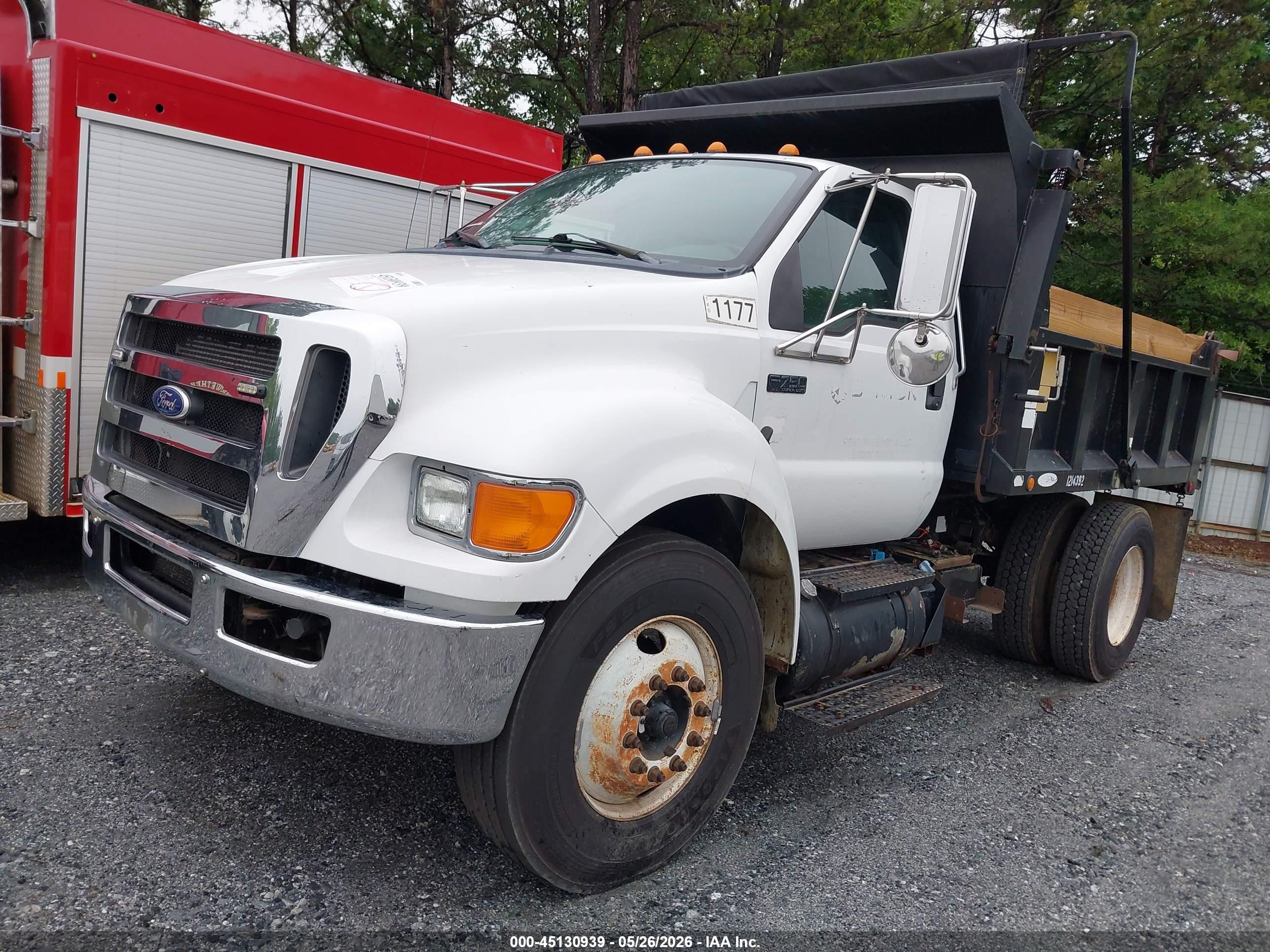 2011 Ford F-750 VIN 3FRNF7FA4BV556208 IAAI salvage auction — Normal Wear, Enterprise Vehicles Clear Only (Georgia), sold $9,050 on 2026-06-09 (photo 2)