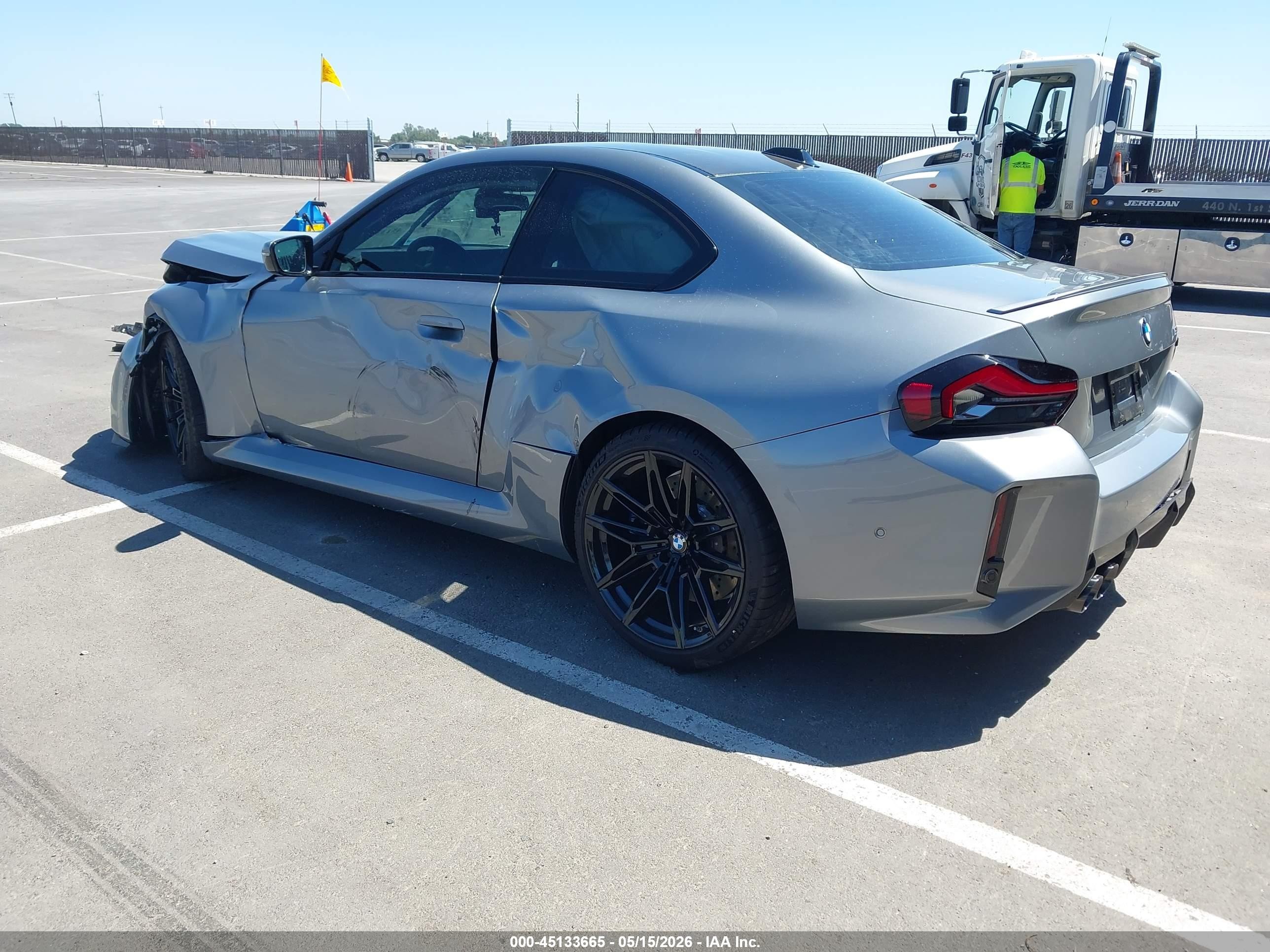 2025 BMW M2 VIN 3MF23DM06S8F57745 IAAI salvage auction — Front End, Salvage (California), sold $26,000 on 2026-08-14 (photo 3)