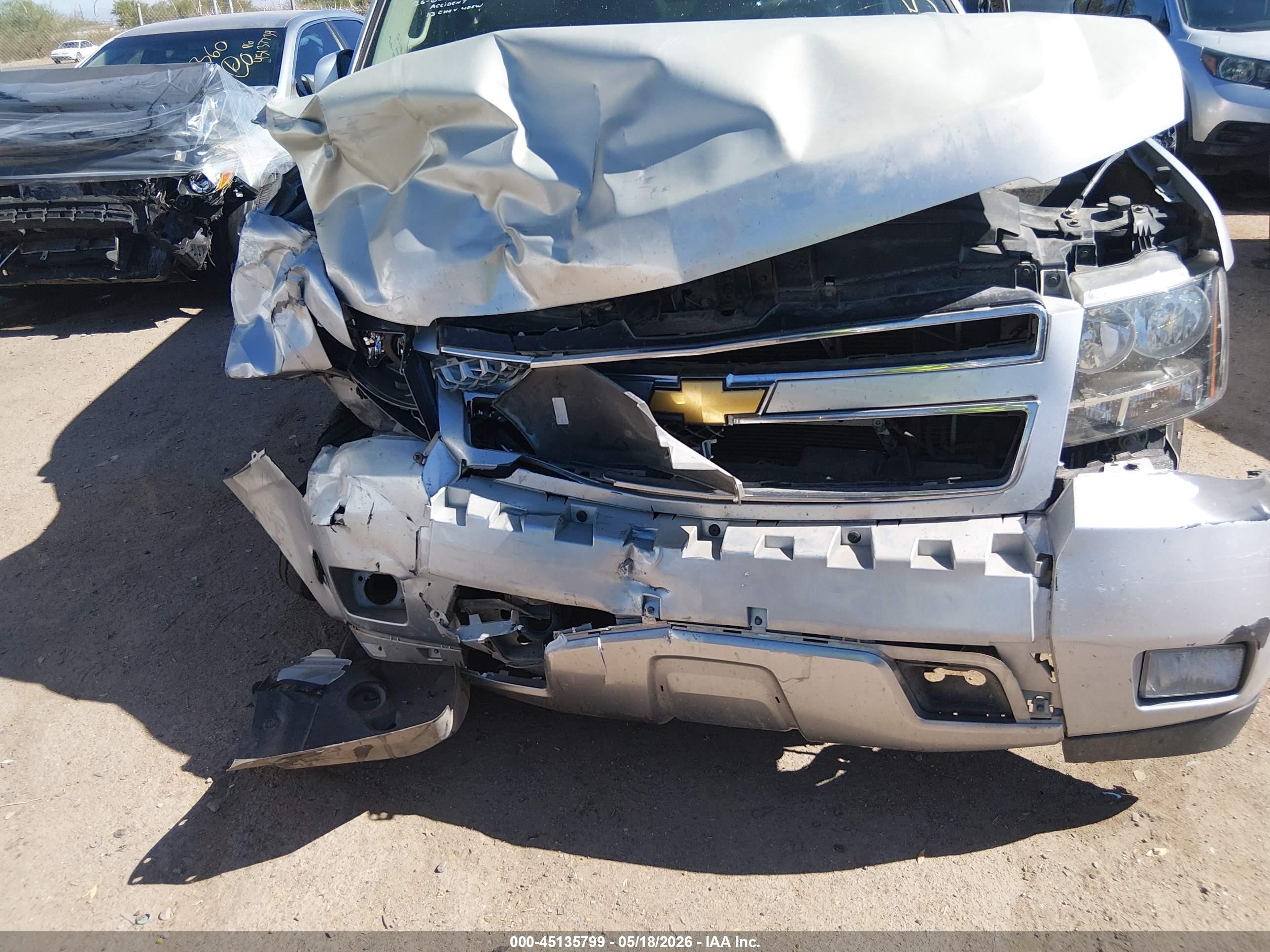 2013 Chevrolet Tahoe VIN 1GNSKBE07DR200468 IAAI salvage auction — Front End, Salvage (Arizona), sold $825 on 2026-07-02 (photo 6)