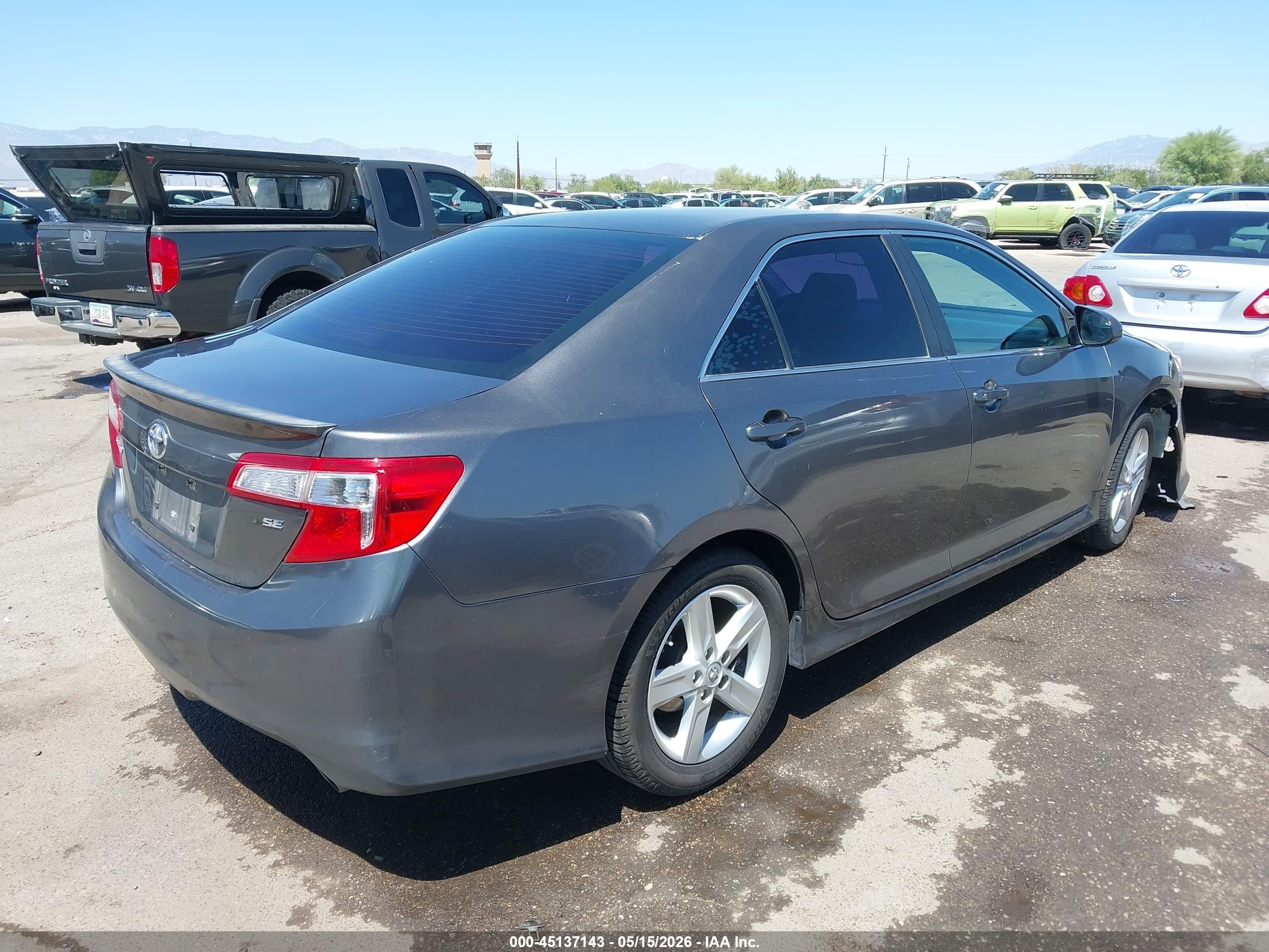 2014 Toyota Camry VIN 4T1BF1FK4EU437016 IAAI salvage auction — Unknown, Salvage (Arizona), sold $1,175 on 2026-07-09 (photo 4)