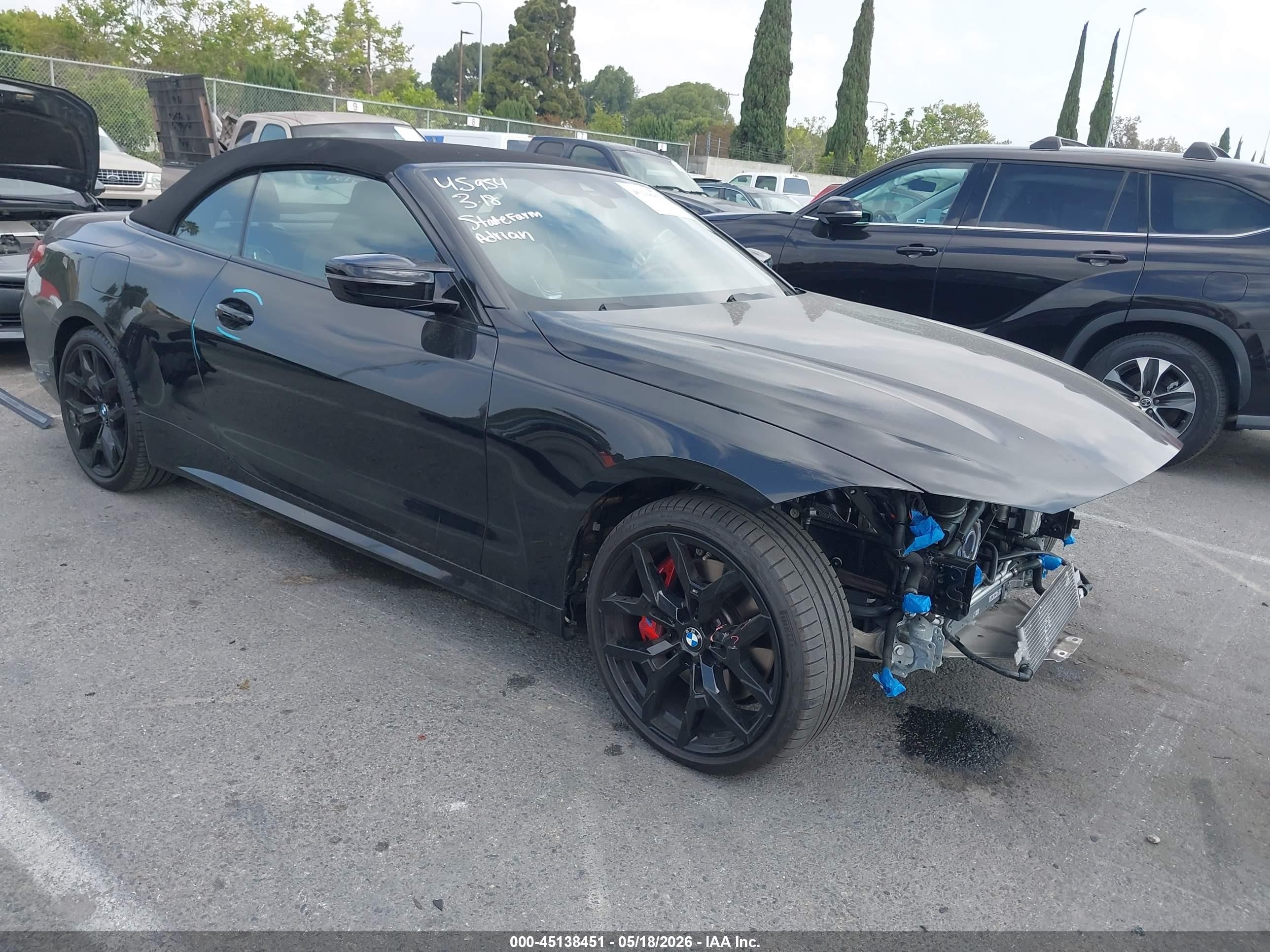 2025 BMW M440i xDrive VIN WBA73DB06SCU16451 — IAAI salvage auction photo