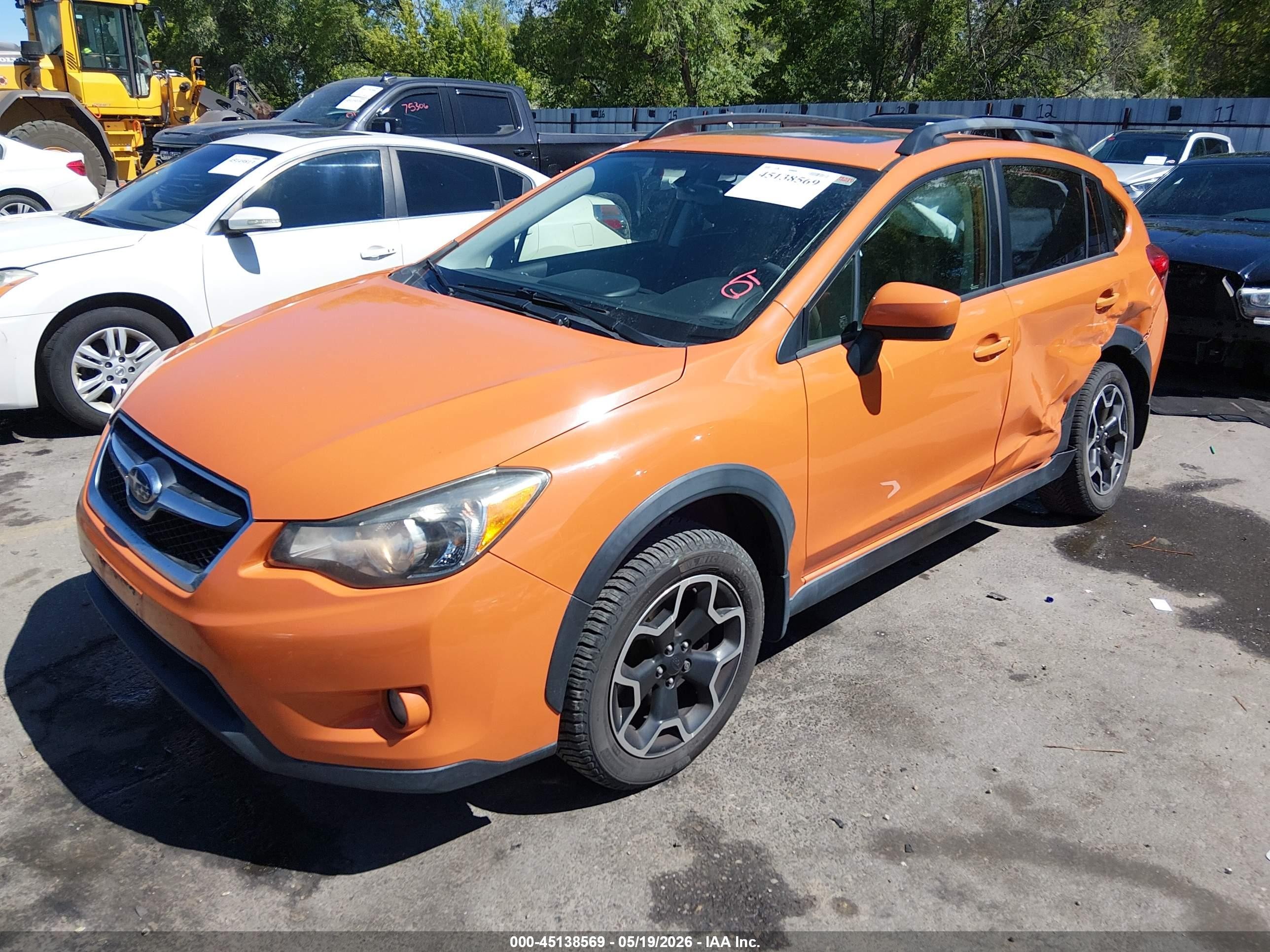 2015 Subaru XV Crosstrek VIN JF2GPADC2F8232499 IAAI salvage auction — Side, Salvage (Utah), sold $1,800 on 2026-07-09 (photo 2)