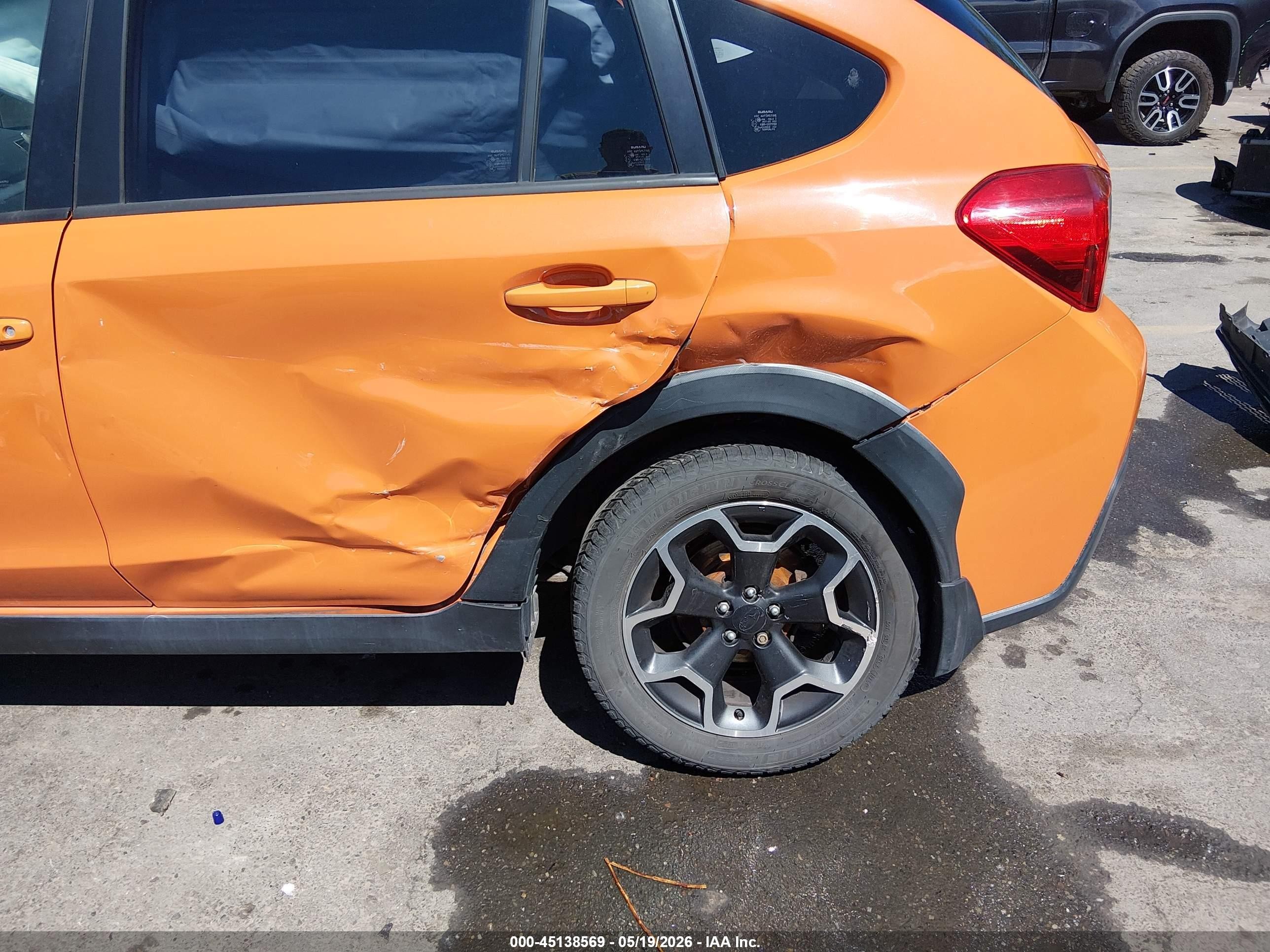 2015 Subaru XV Crosstrek VIN JF2GPADC2F8232499 IAAI salvage auction — Side, Salvage (Utah), sold $1,800 on 2026-07-09 (photo 6)