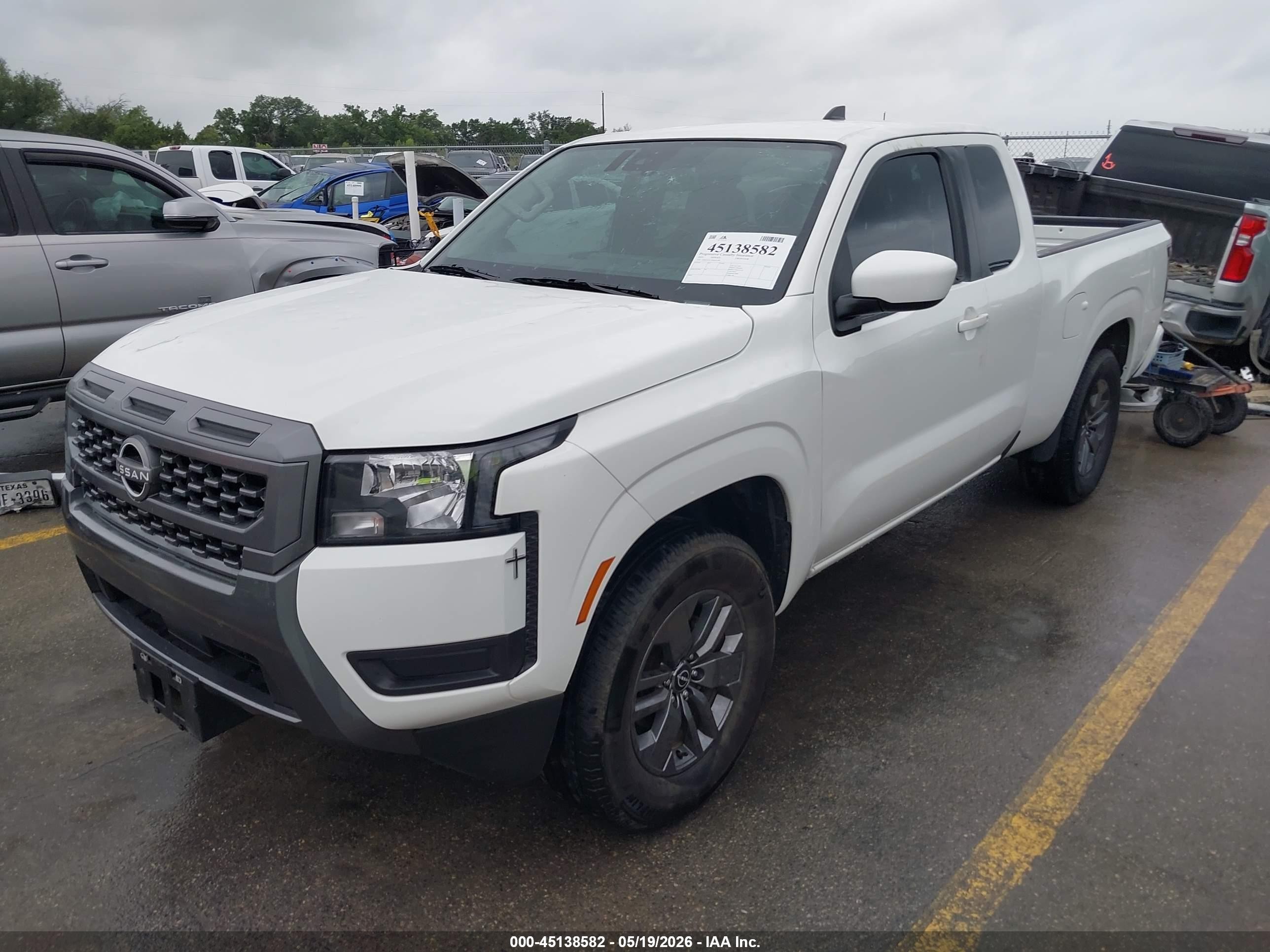 2025 Nissan Navara (frontier) VIN 1N6ED1CL5SN601560 IAAI salvage auction — Hail, Original (Texas), sold $16,700 on 2026-08-06 (photo 2)