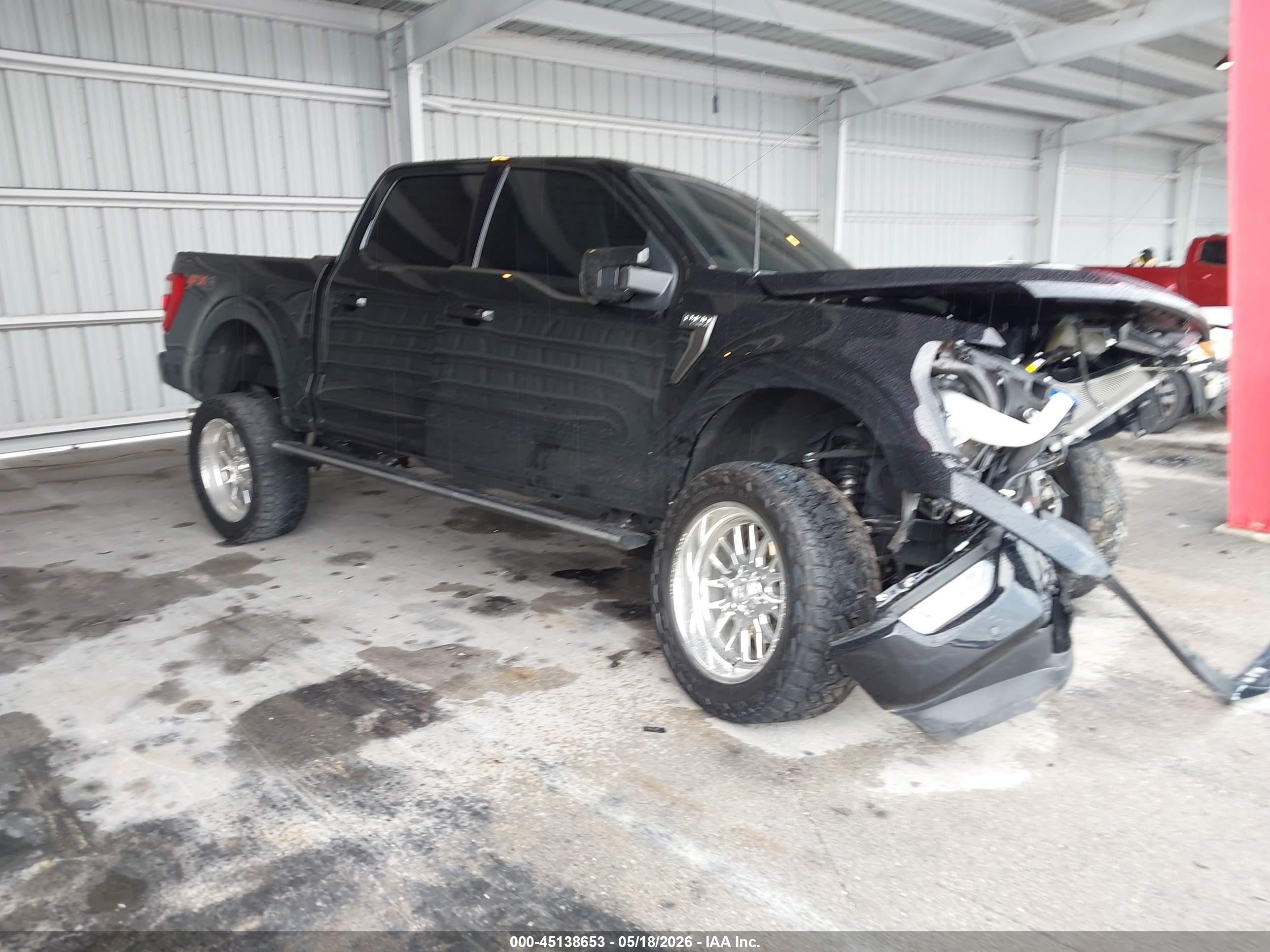 2023 Ford F-150 VIN 1FTFW1E87PFC19574 IAAI salvage auction — Front End, Rebuildable (Florida), sold $7,500 on 2026-07-10 (photo 1)