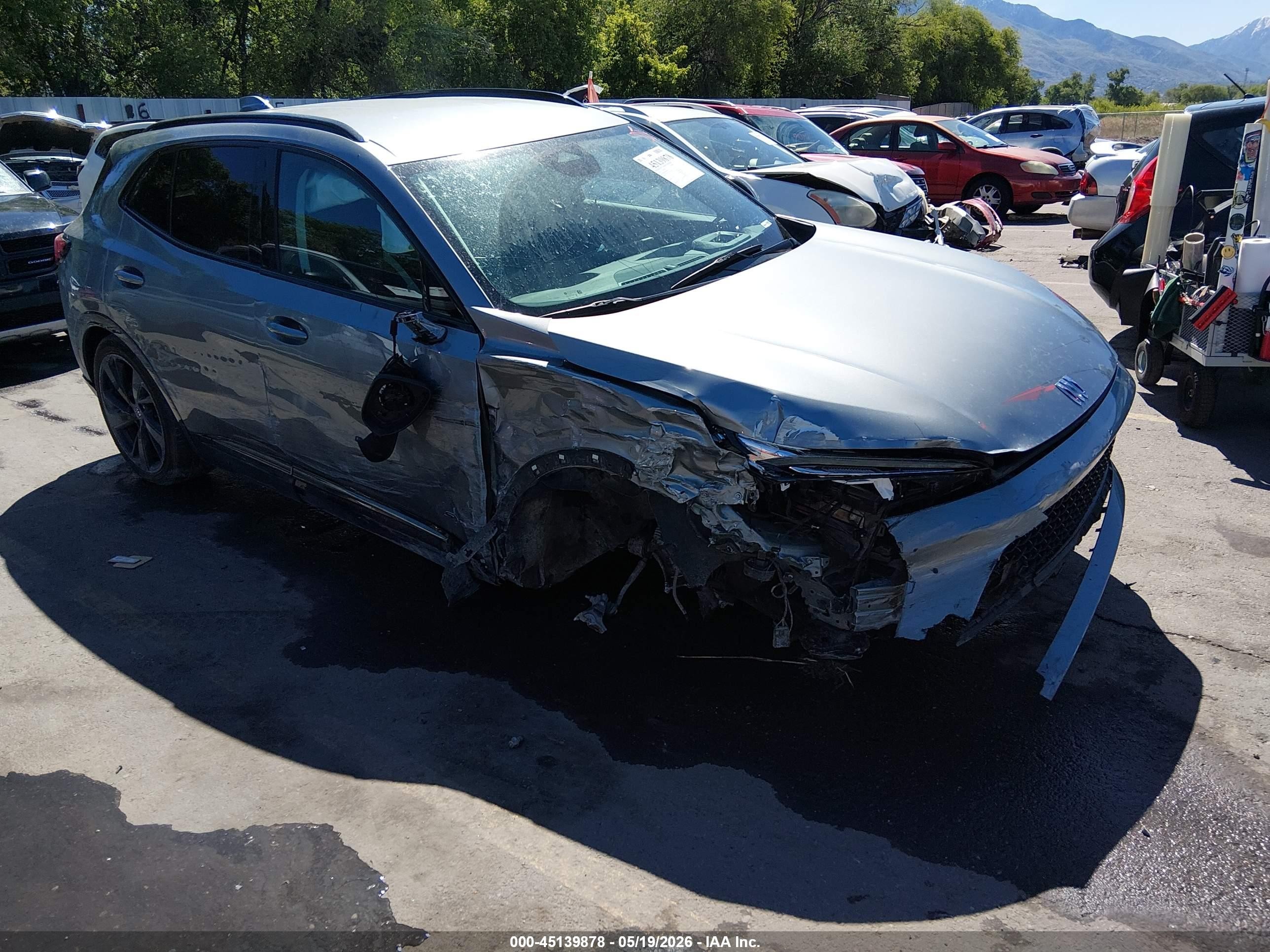 2024 Buick Envision VIN LRBFZPE49RD071125 IAAI salvage auction — Side, Salvage (Utah), sold $3,300 on 2026-07-09 (photo 1)