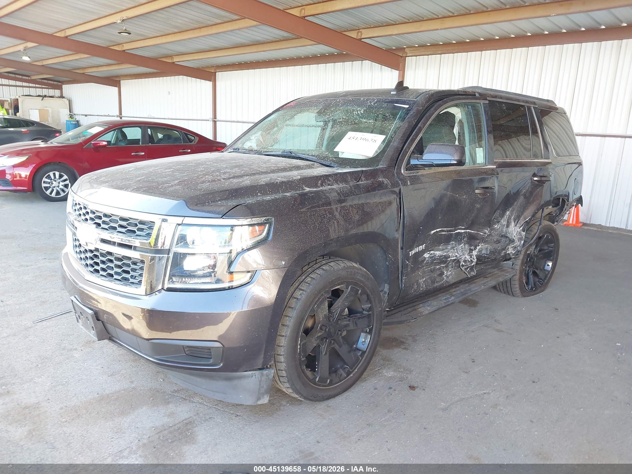 2018 Chevrolet Tahoe VIN 1GNSCAKC7JR308414 IAAI salvage auction — Side, Salvage (California), sold $5,050 on 2026-07-09 (photo 2)