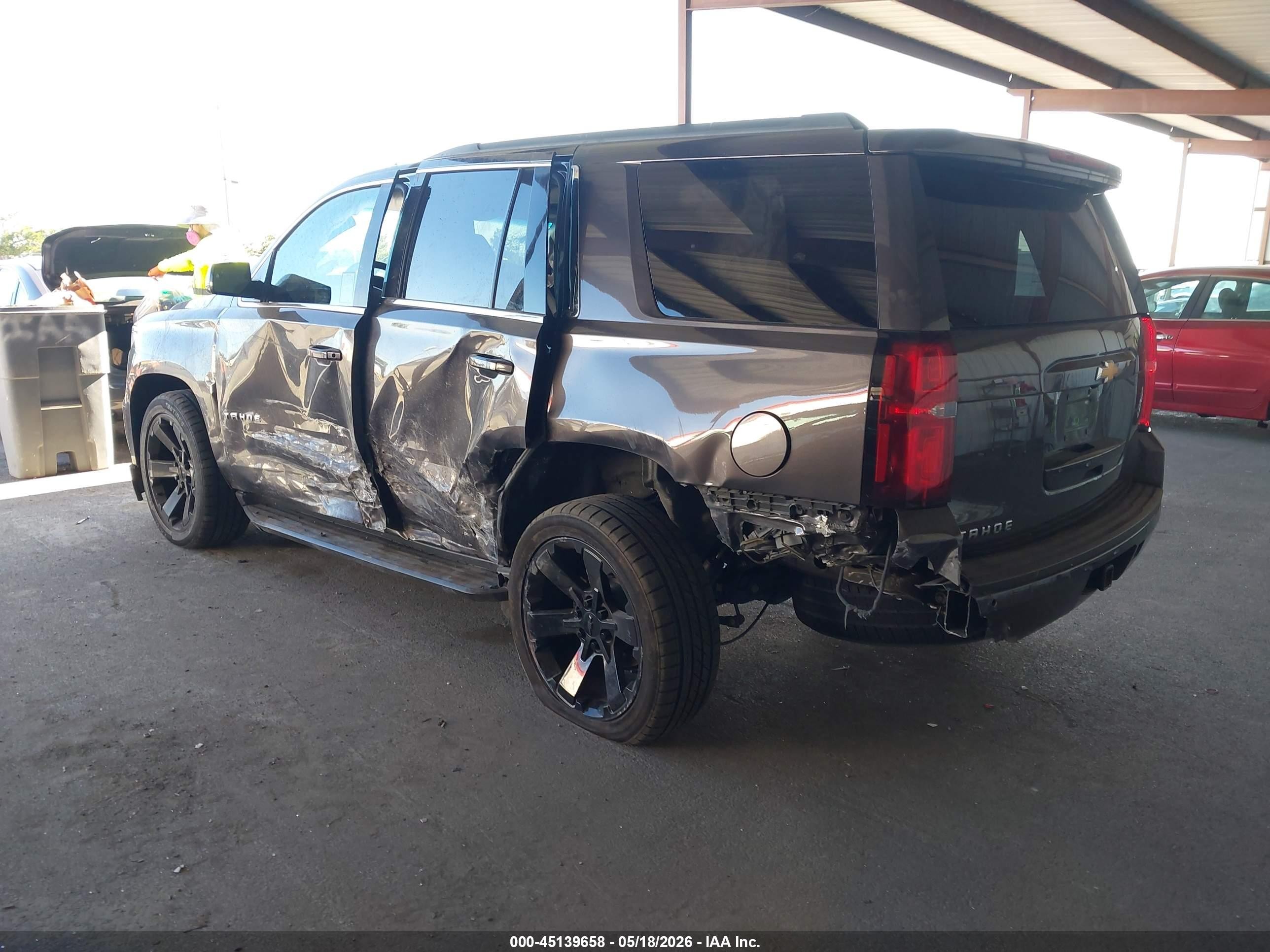 2018 Chevrolet Tahoe VIN 1GNSCAKC7JR308414 IAAI salvage auction — Side, Salvage (California), sold $5,050 on 2026-07-09 (photo 3)