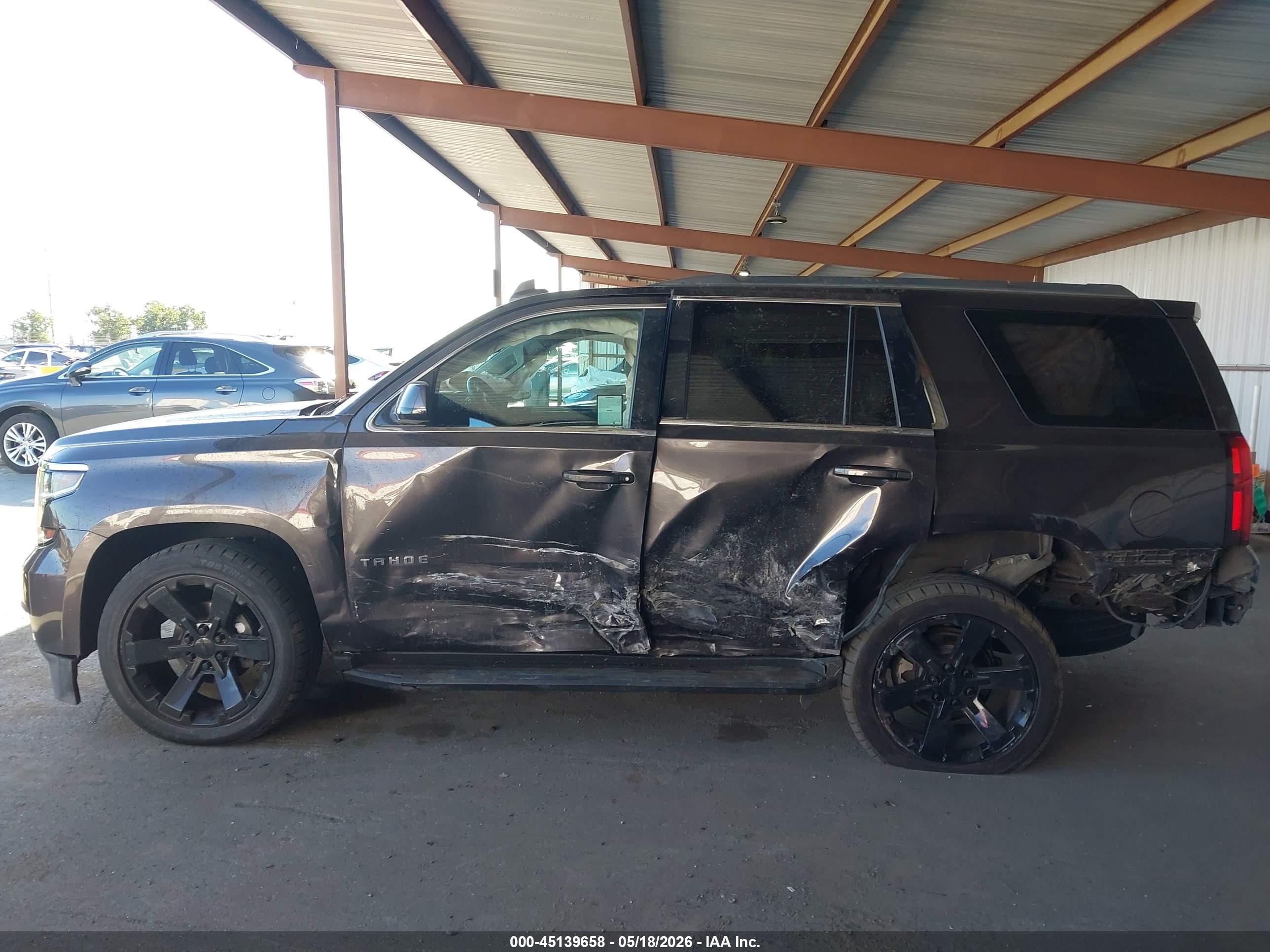 2018 Chevrolet Tahoe VIN 1GNSCAKC7JR308414 IAAI salvage auction — Side, Salvage (California), sold $5,050 on 2026-07-09 (photo 6)