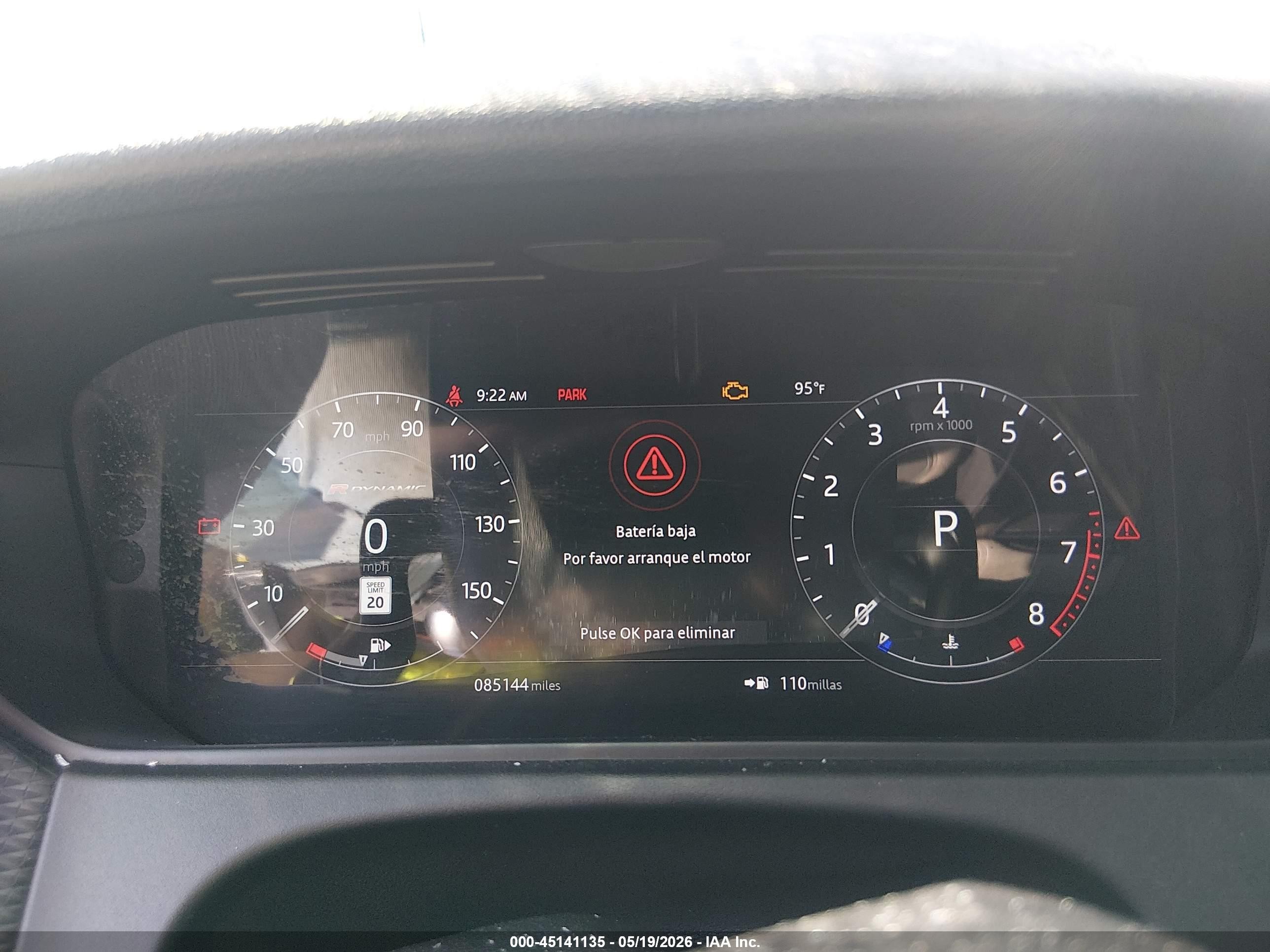 2018 Land Rover Range Rover Velar VIN SALYL2RX4JA767036 IAAI salvage auction — Front End, Salvage (Massachusetts), sold $6,750 on 2026-09-09 (photo 7)