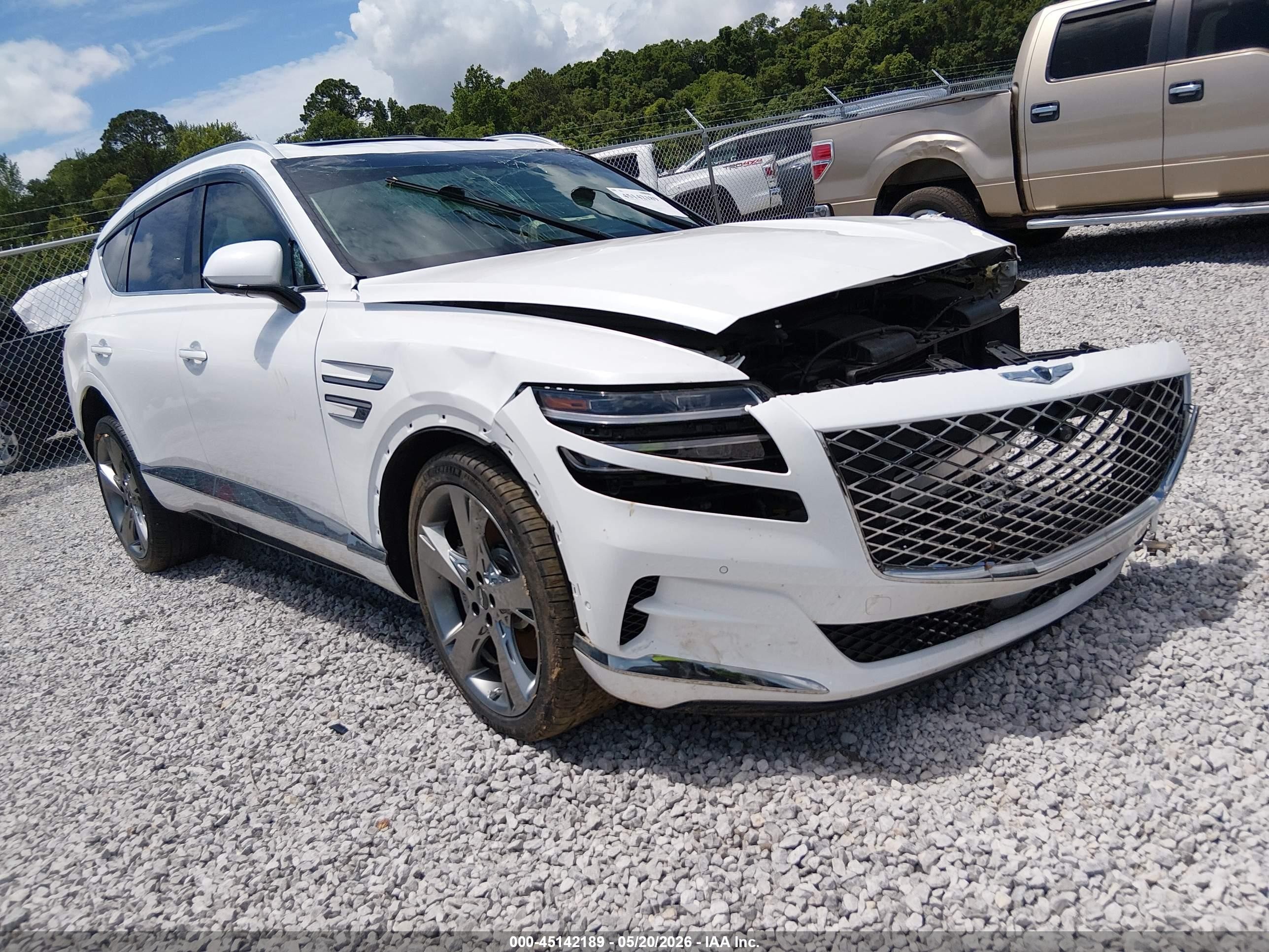 2022 Genesis GV80 VIN KMUHCESC4NU080768 IAAI salvage auction — Biohazard/Chemical, Salvage (Alabama), sold $5,125 on 2026-10-09 (photo 1)
