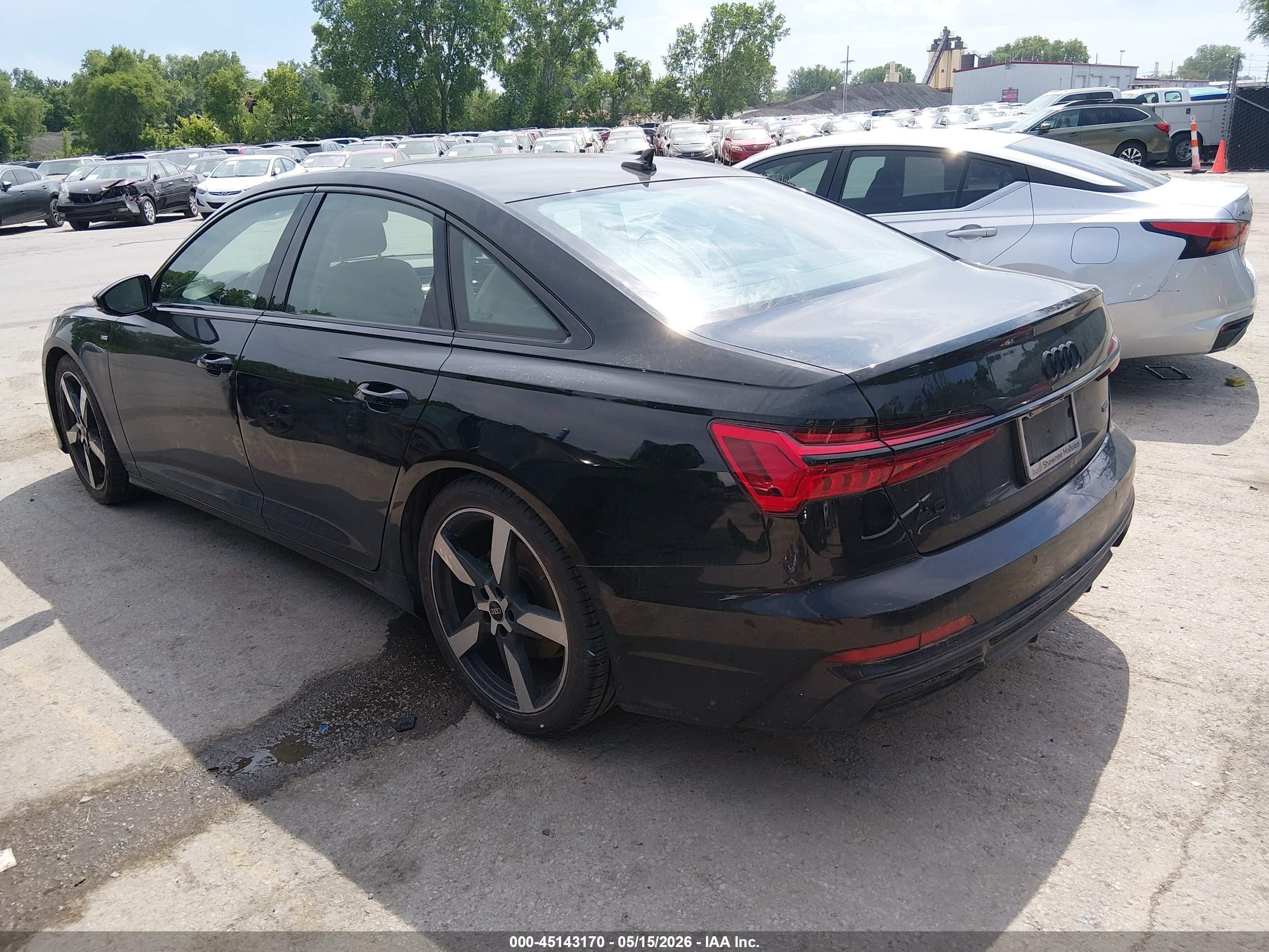 2021 Audi A6 VIN WAUL2AF26MN084515 IAAI salvage auction — Hail, Salvage (Missouri), sold $13,250 on 2026-09-09 (photo 3)