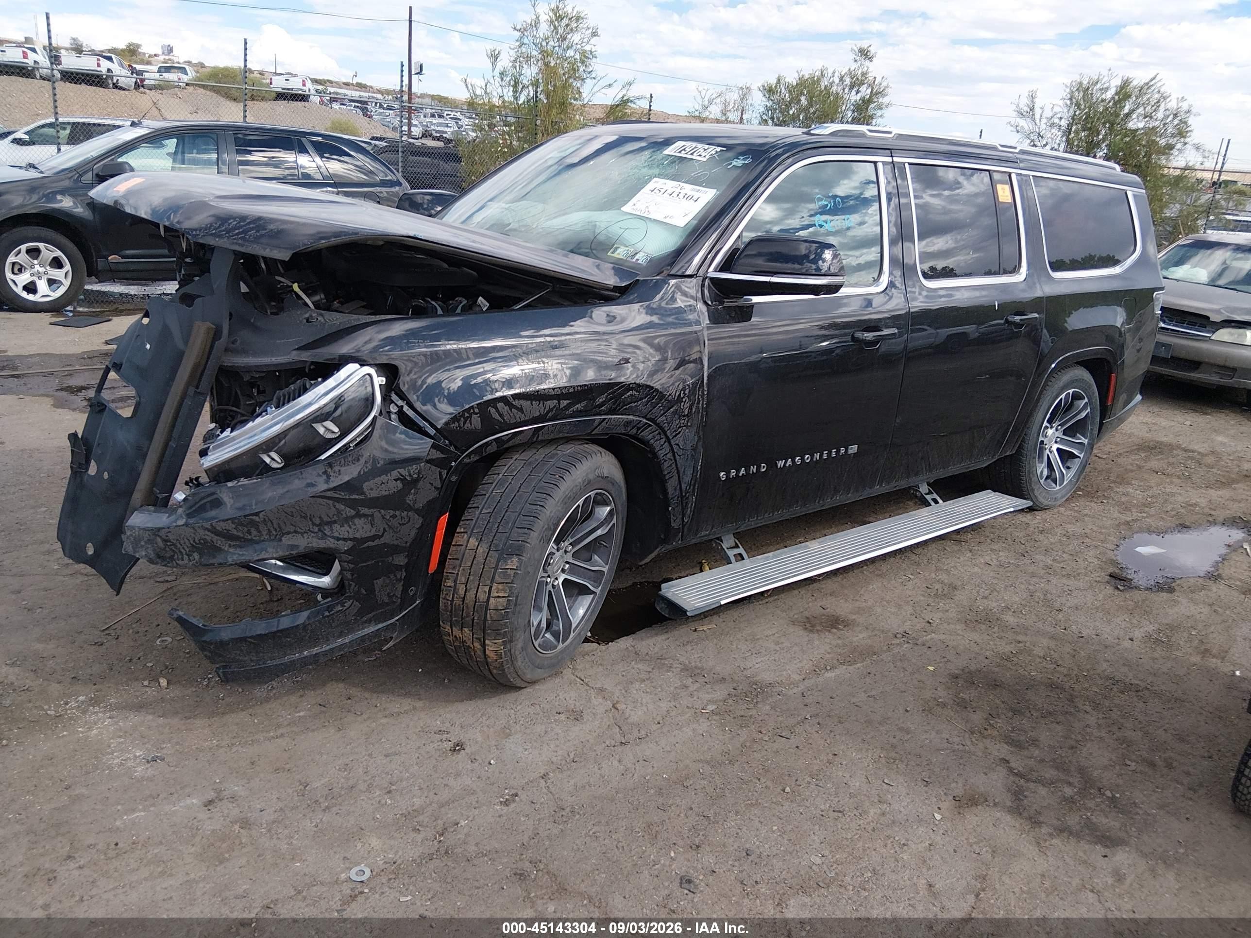 2024 Jeep Grand Wagoneer VIN 1C4SJSEP6RS110088 IAAI salvage auction — Front End, Enterprise Vehicles Clear Only (Pennsylvania), sold $16,000 on 2026-09-23 (photo 2)