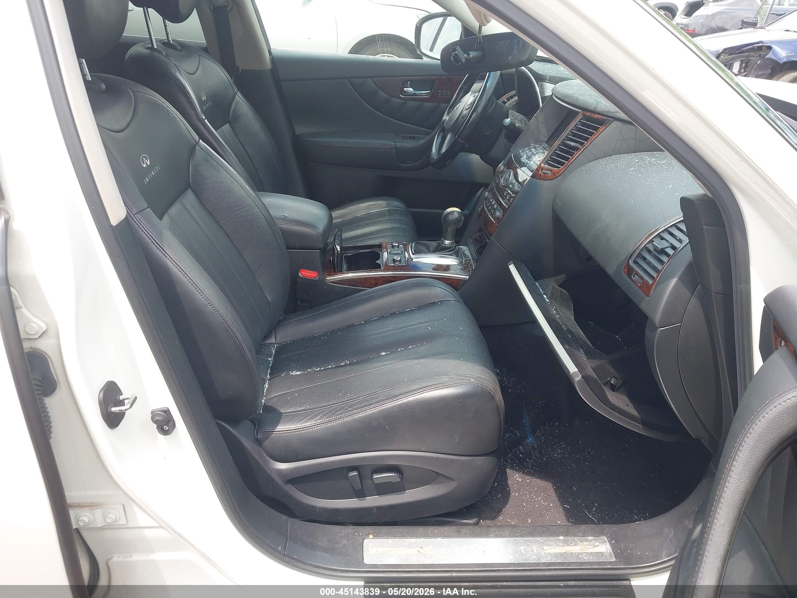 2013 Infiniti FX37 VIN JN8CS1MW2DM173128 IAAI salvage auction — Front End, Salvage (Georgia), sold $1,200 on 2026-09-23 (photo 5)