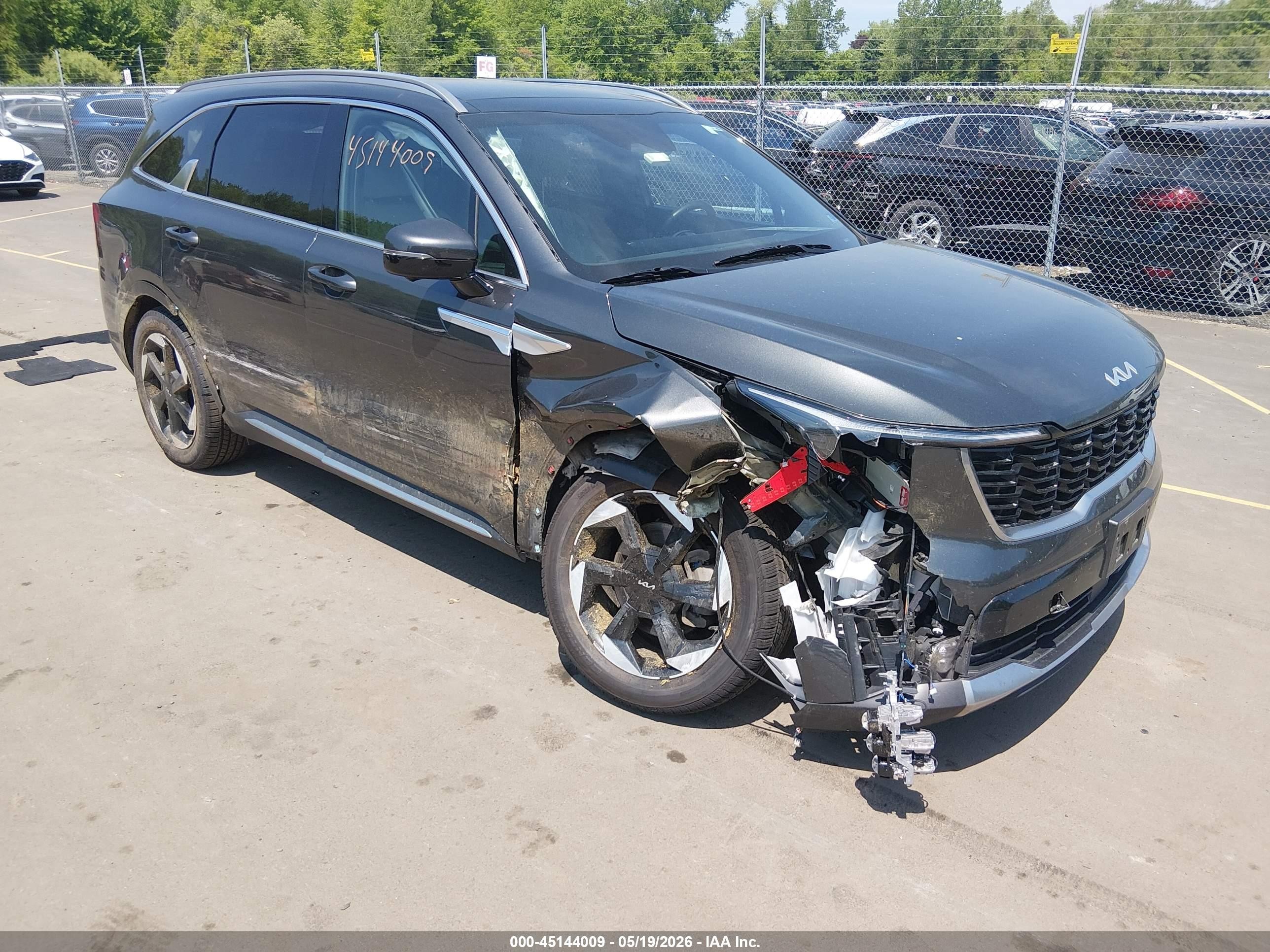 2025 Kia Sorento Hybrid VIN KNDRKDJG4S5354291 — IAAI salvage auction photo