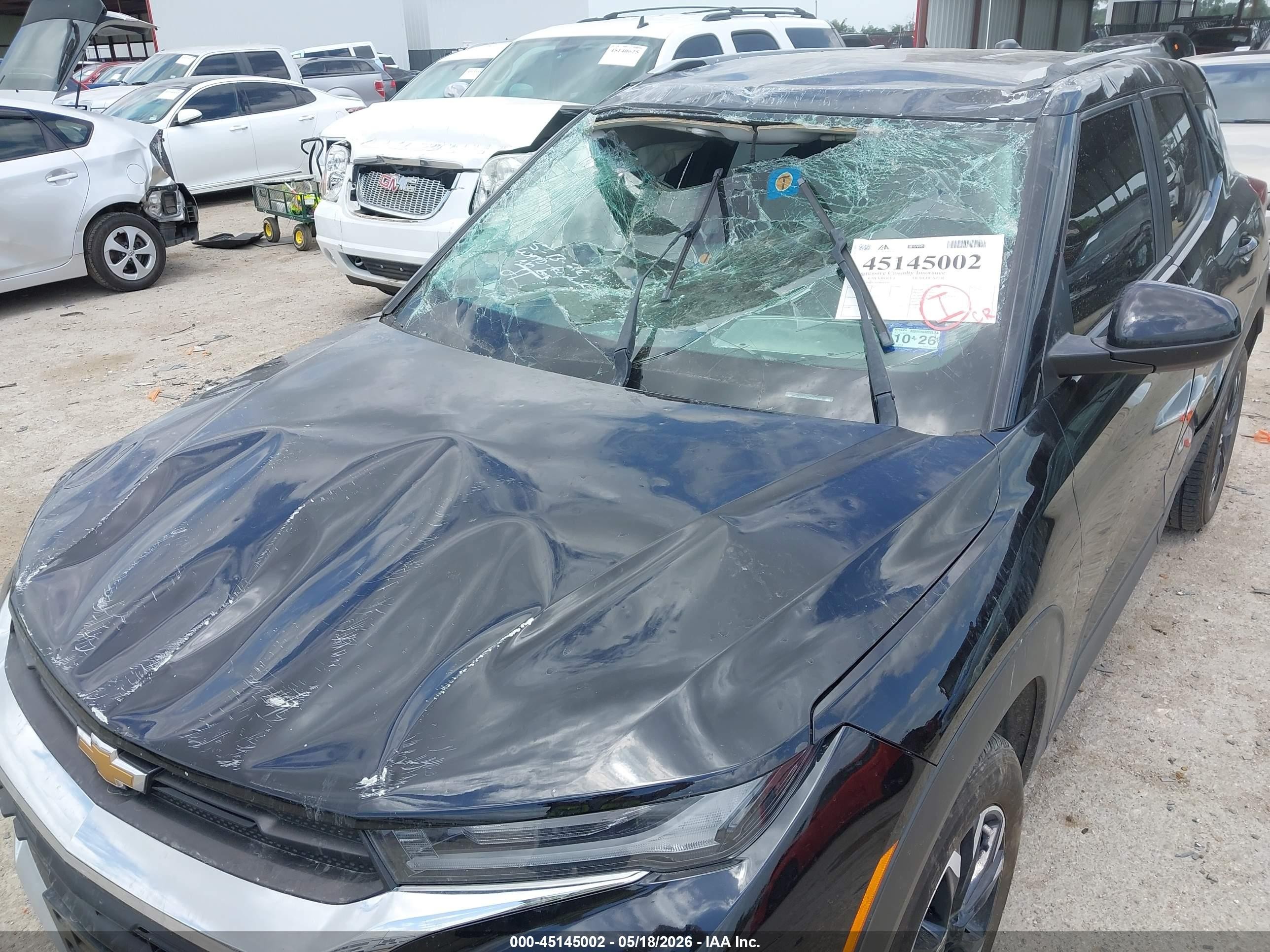 2023 Chevrolet Trailblazer VIN KL79MPS20PB014902 IAAI salvage auction — Rollover, Salvage (Texas), sold $1,650 on 2026-07-09 (photo 6)