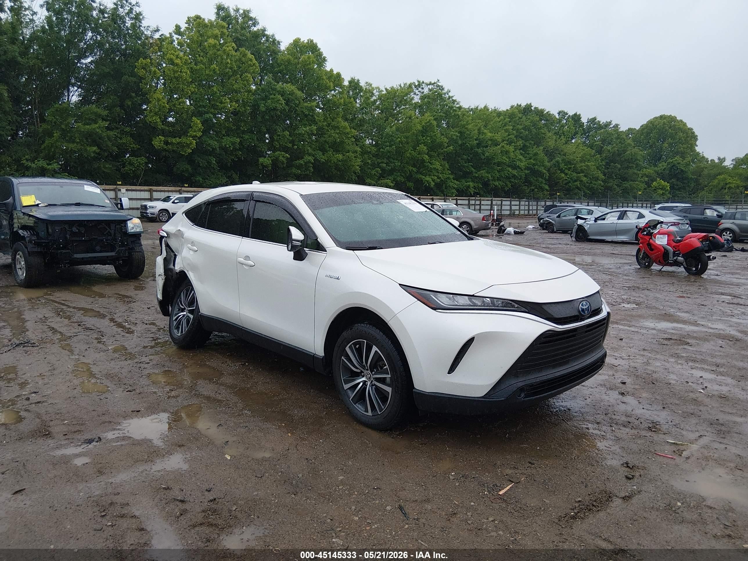 2021 Toyota Venza VIN JTEAAAAH2MJ028616 — IAAI salvage auction photo