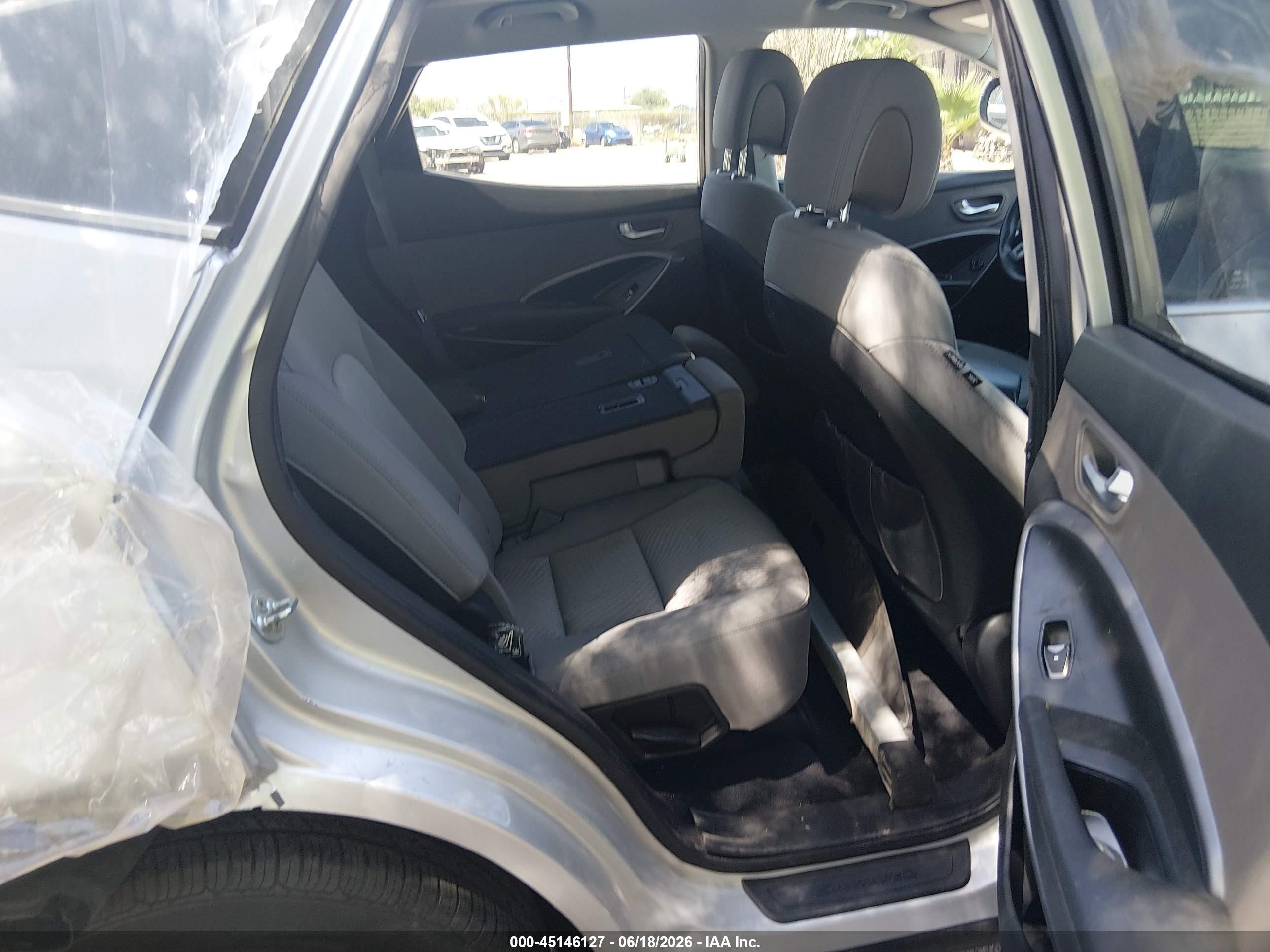 2013 Hyundai Santa Fe VIN 5XYZT3LBXDG030314 IAAI salvage auction — Rear End, Salvage (Arizona), sold $2,050 on 2026-07-09 (photo 8)