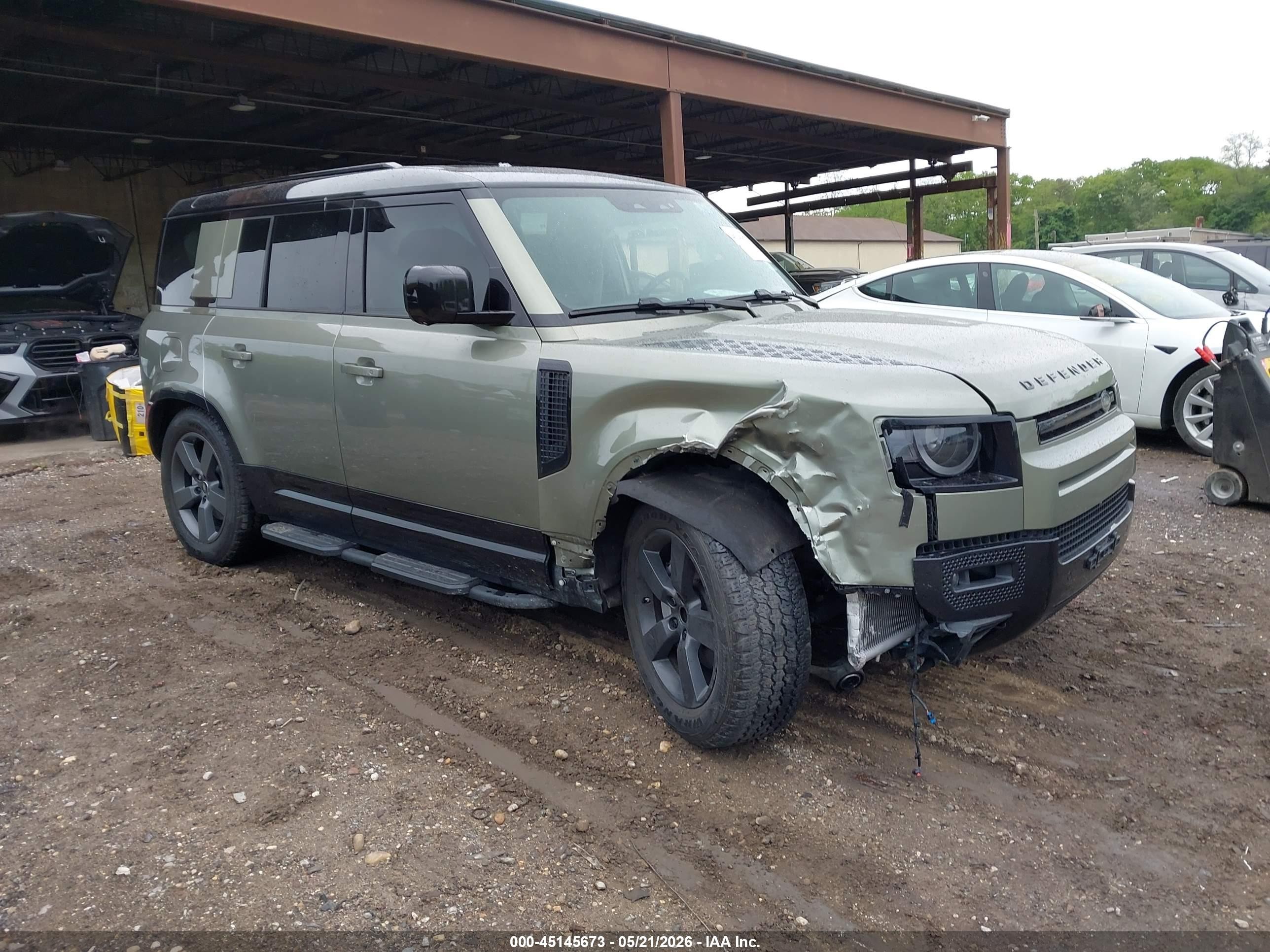 2025 Land Rover Defender VIN SALE27EU9S2403088 — IAAI salvage auction photo