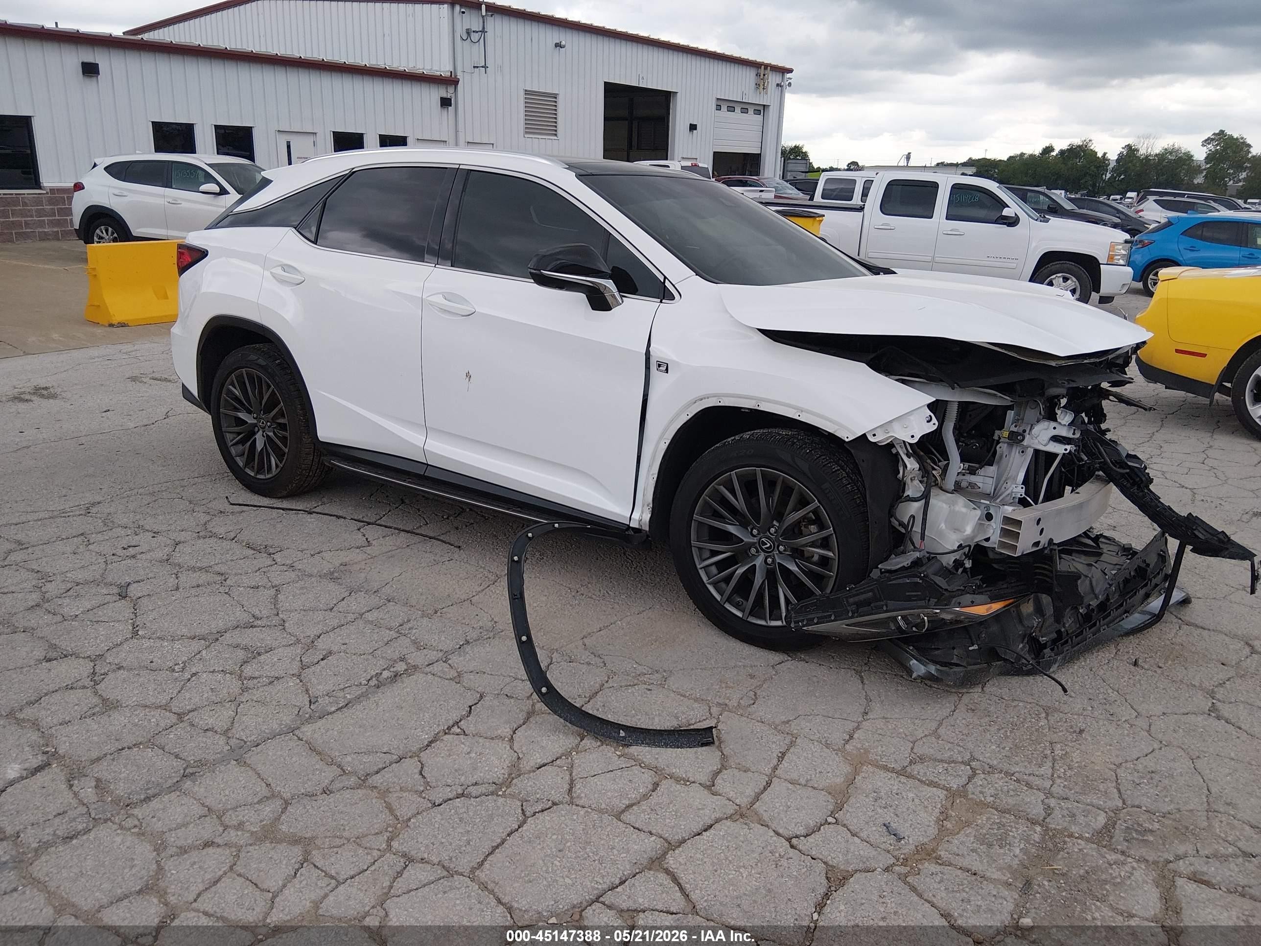 2019 Lexus RX 350 VIN 2T2BZMCA3KC189077 — IAAI salvage auction photo