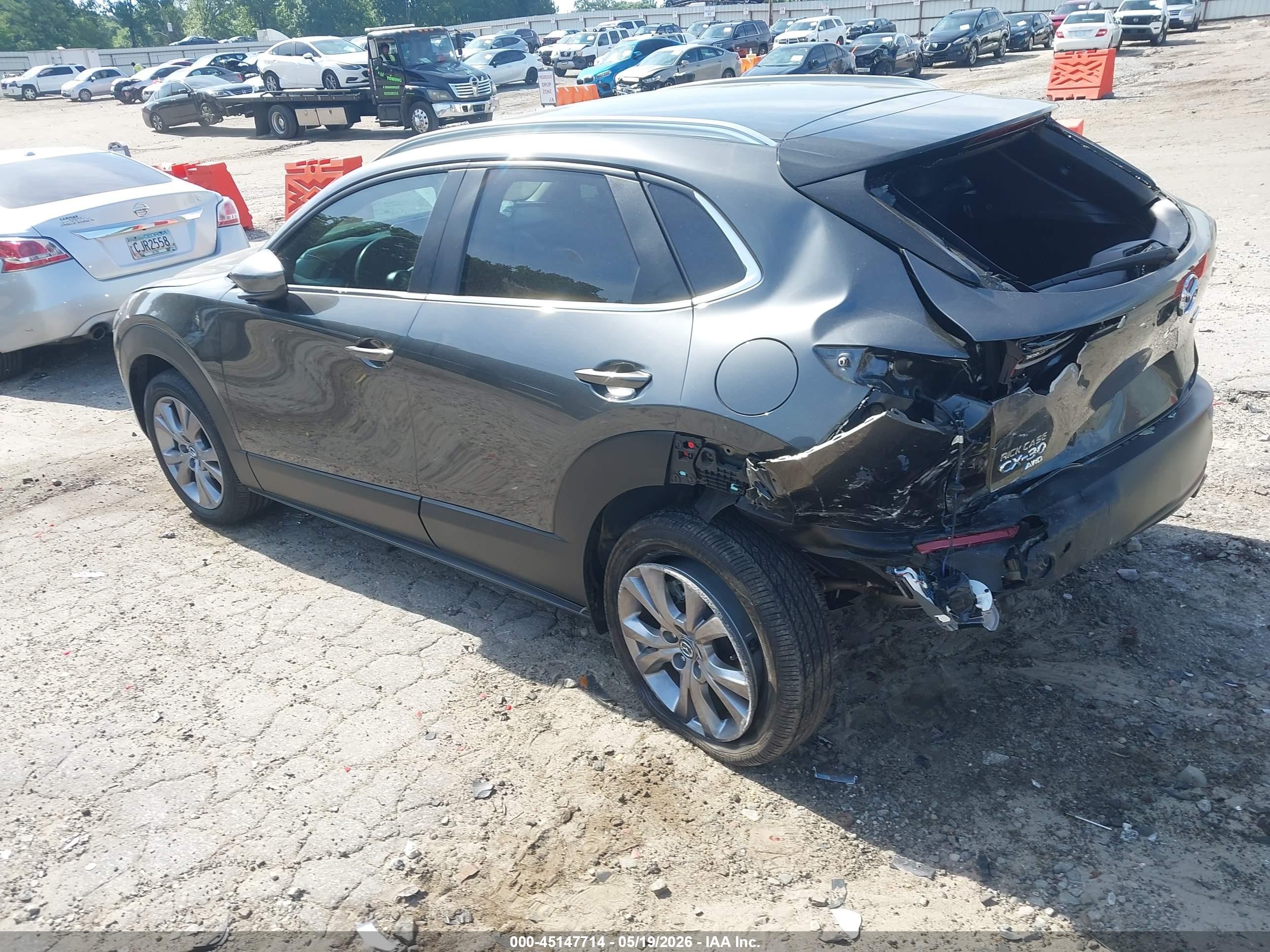 2023 Mazda Cx-30 VIN 3MVDMBCM3PM586537 IAAI salvage auction — Front & Rear, Salvage (Georgia), sold $2,750 on 2026-09-09 (photo 3)