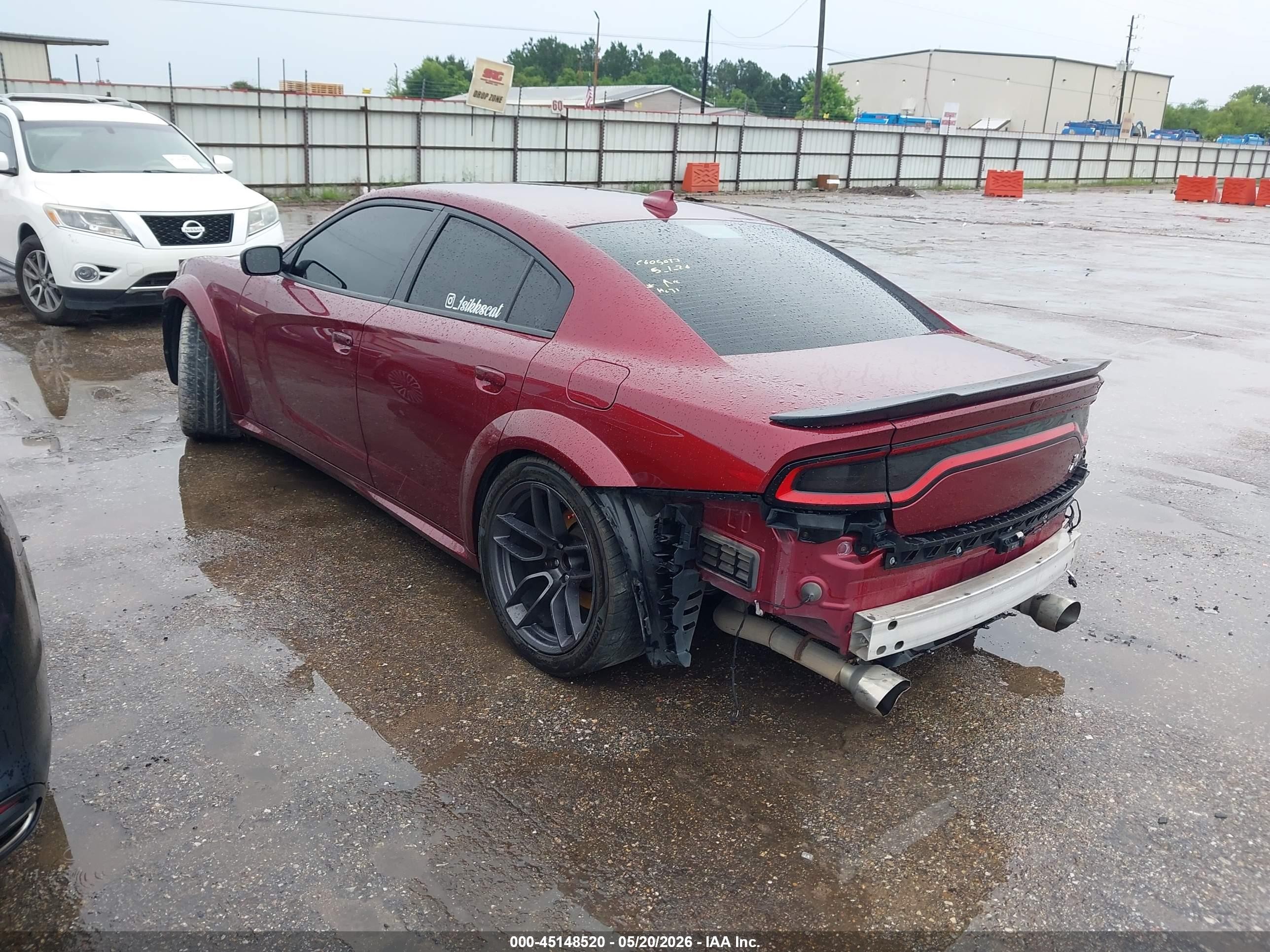 2023 Dodge Charger VIN 2C3CDXGJ8PH511233 IAAI salvage auction — Front & Rear, Original (Texas), sold $18,900 on 2026-07-11 (photo 3)