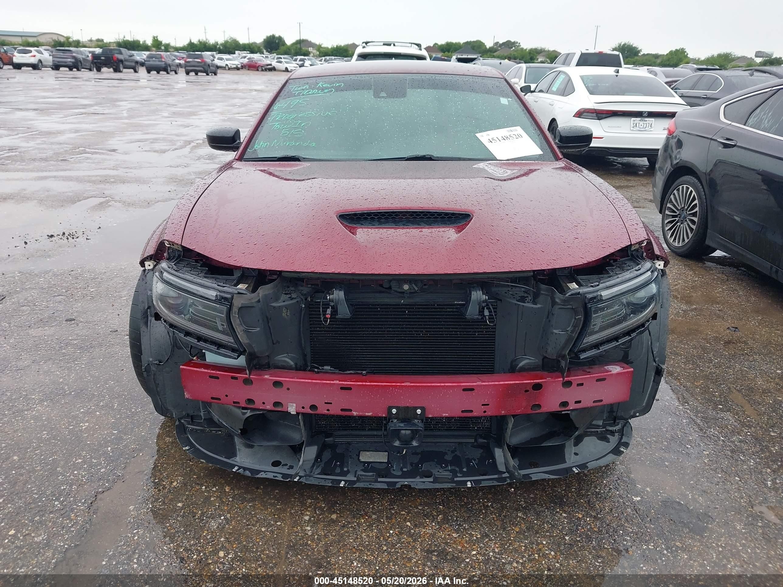 2023 Dodge Charger VIN 2C3CDXGJ8PH511233 IAAI salvage auction — Front & Rear, Original (Texas), sold $18,900 on 2026-07-11 (photo 6)