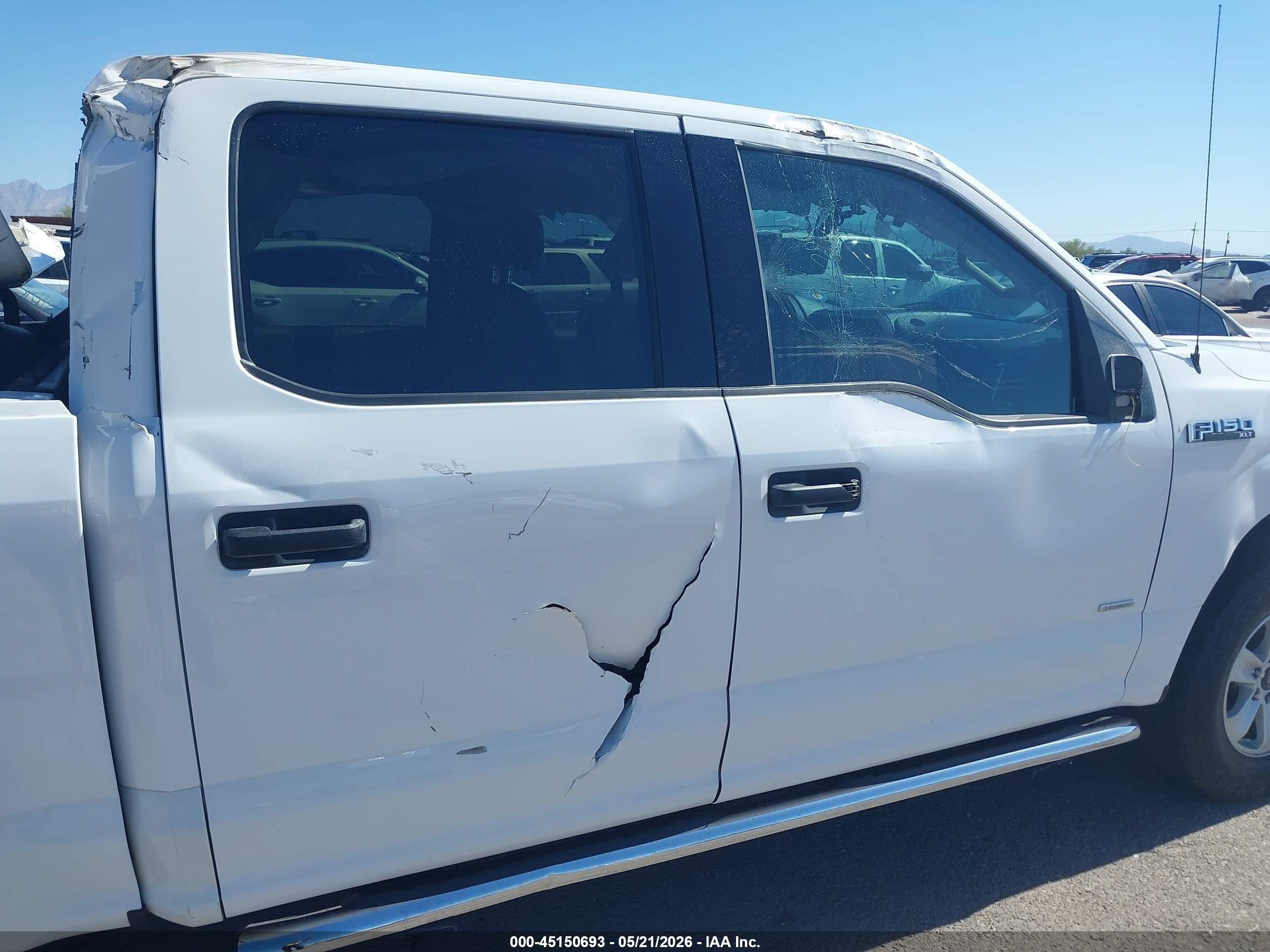 2015 Ford F-150 VIN 1FTEW1EG2FKD43647 IAAI salvage auction — Rollover, Salvage (Arizona), sold $5,600 on 2026-07-09 (photo 6)