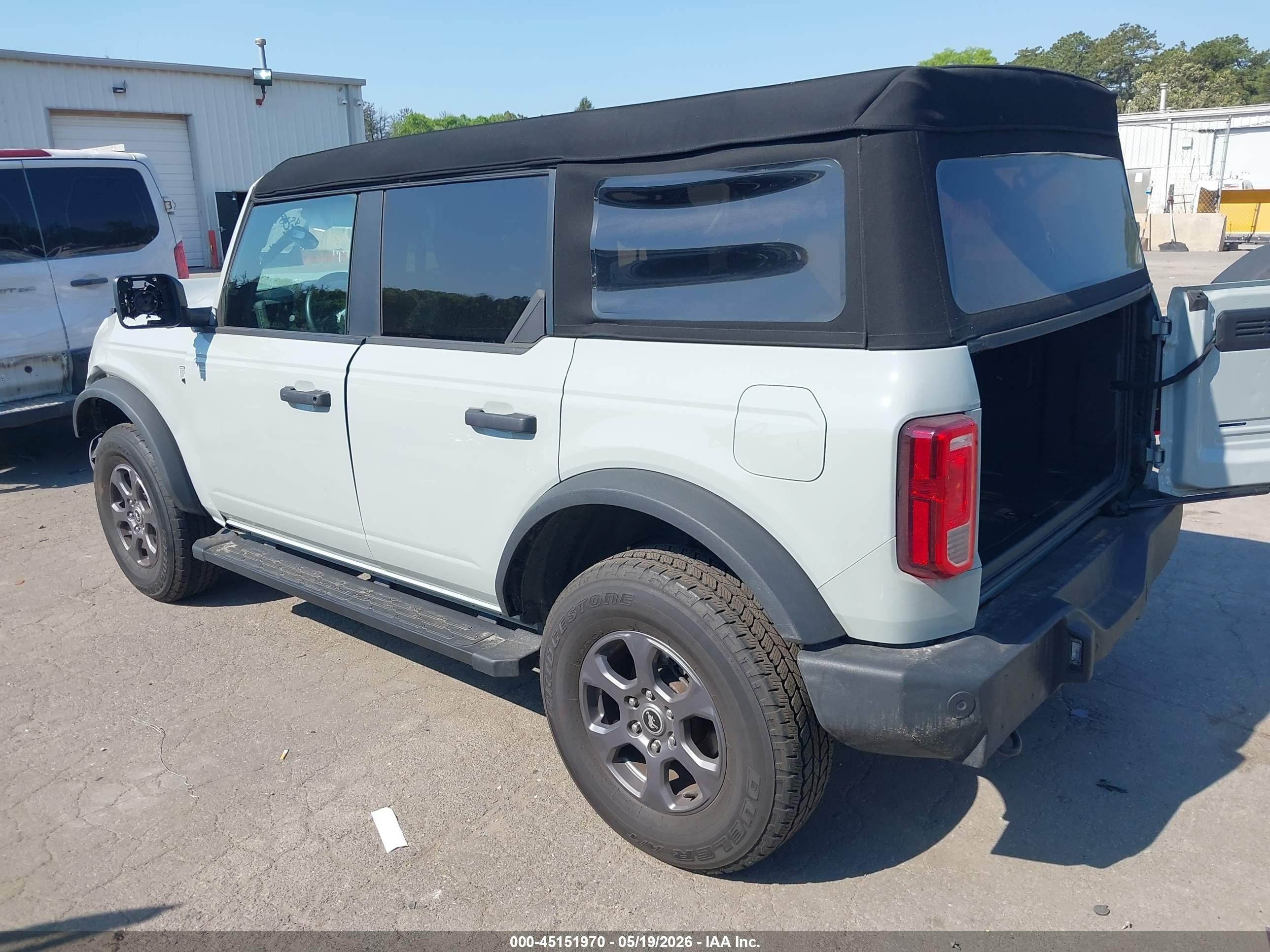 2024 Ford Bronco VIN 1FMDE7BH8RLA69086 IAAI salvage auction — Front End, Mv-907A (New York), sold $12,100 on 2026-07-10 (photo 3)