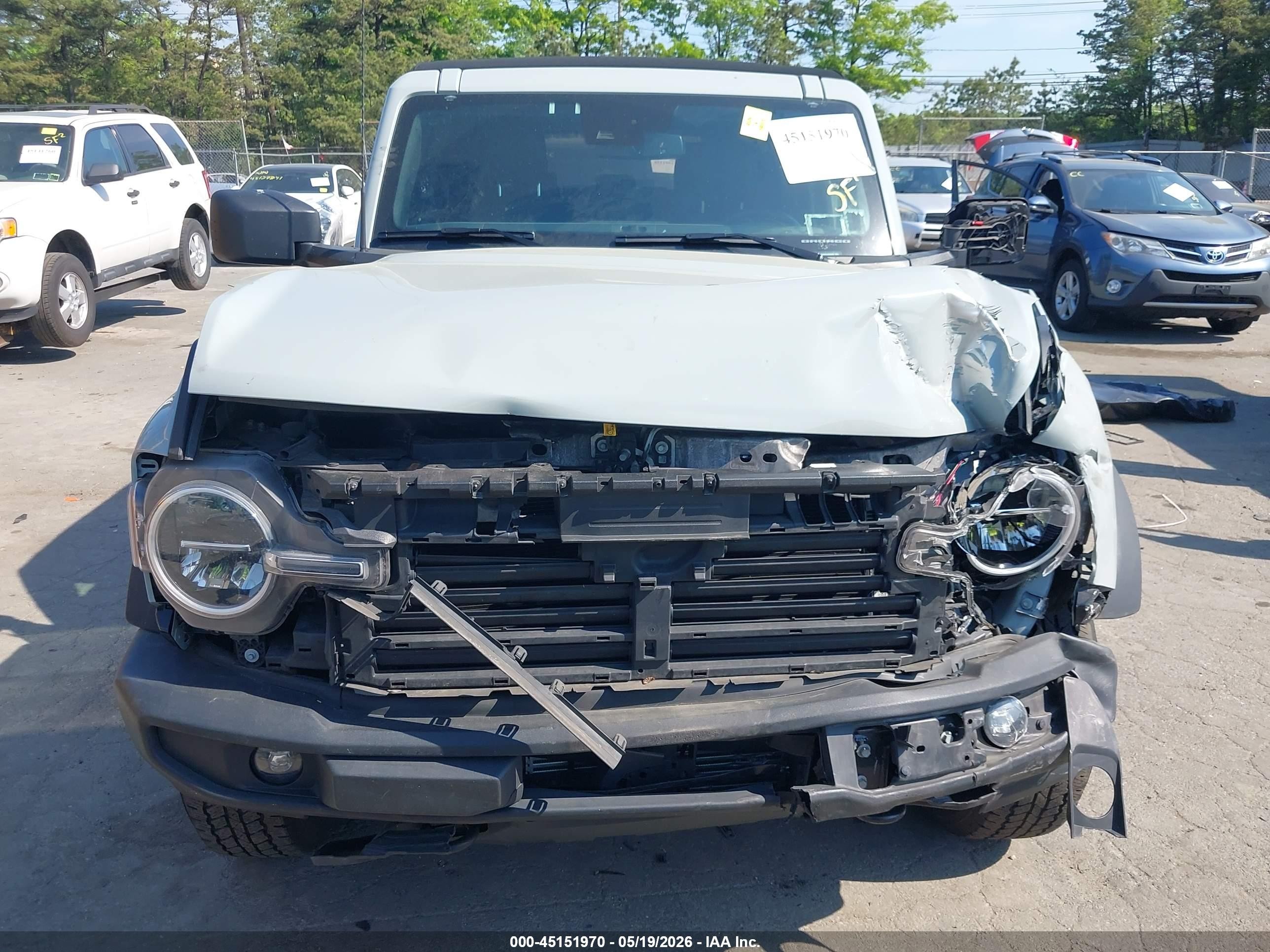 2024 Ford Bronco VIN 1FMDE7BH8RLA69086 IAAI salvage auction — Front End, Mv-907A (New York), sold $12,100 on 2026-07-10 (photo 6)